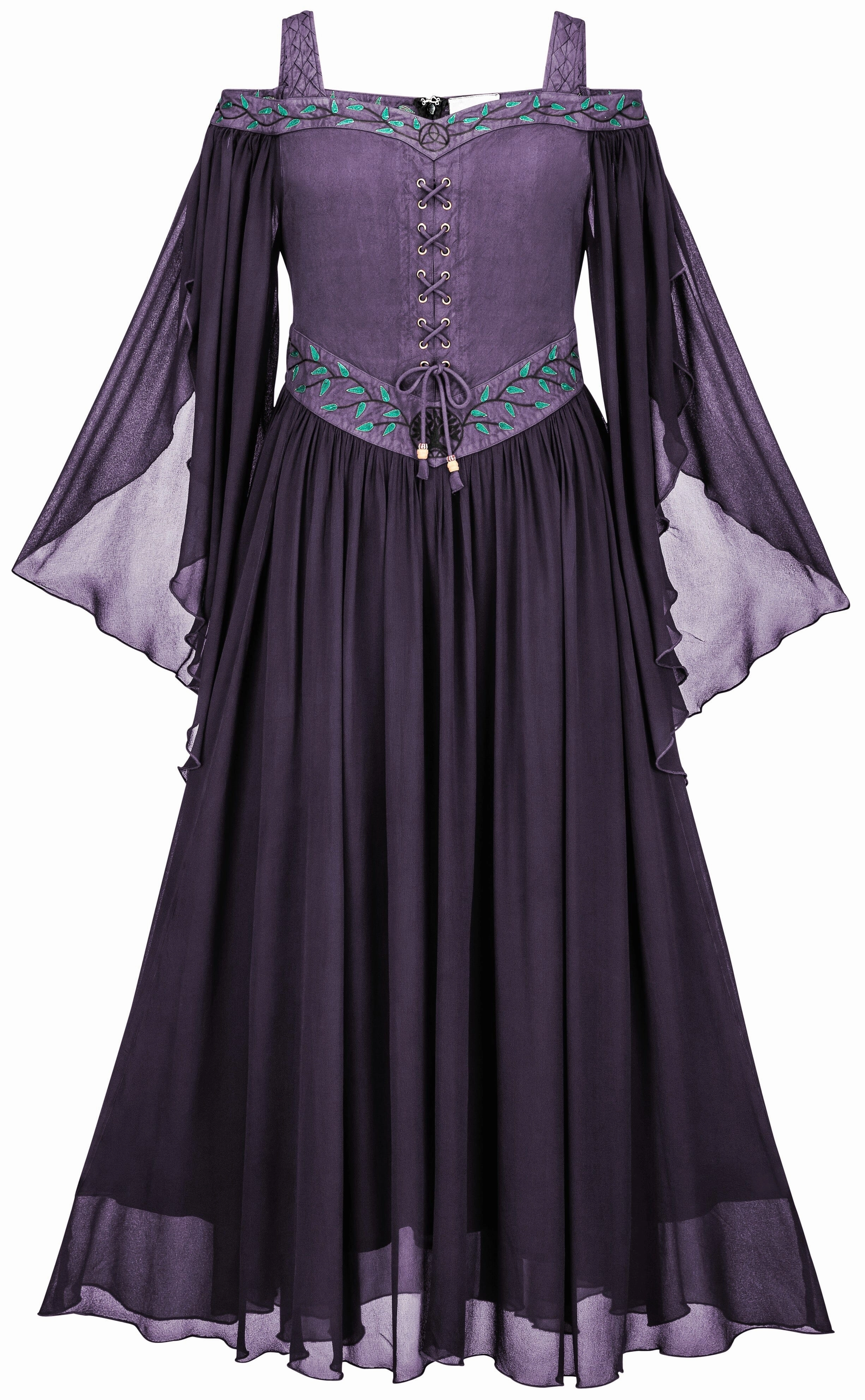 Modern Lines Ruffle Detail Acacia Maxi Limited Edition Midnight Lavender