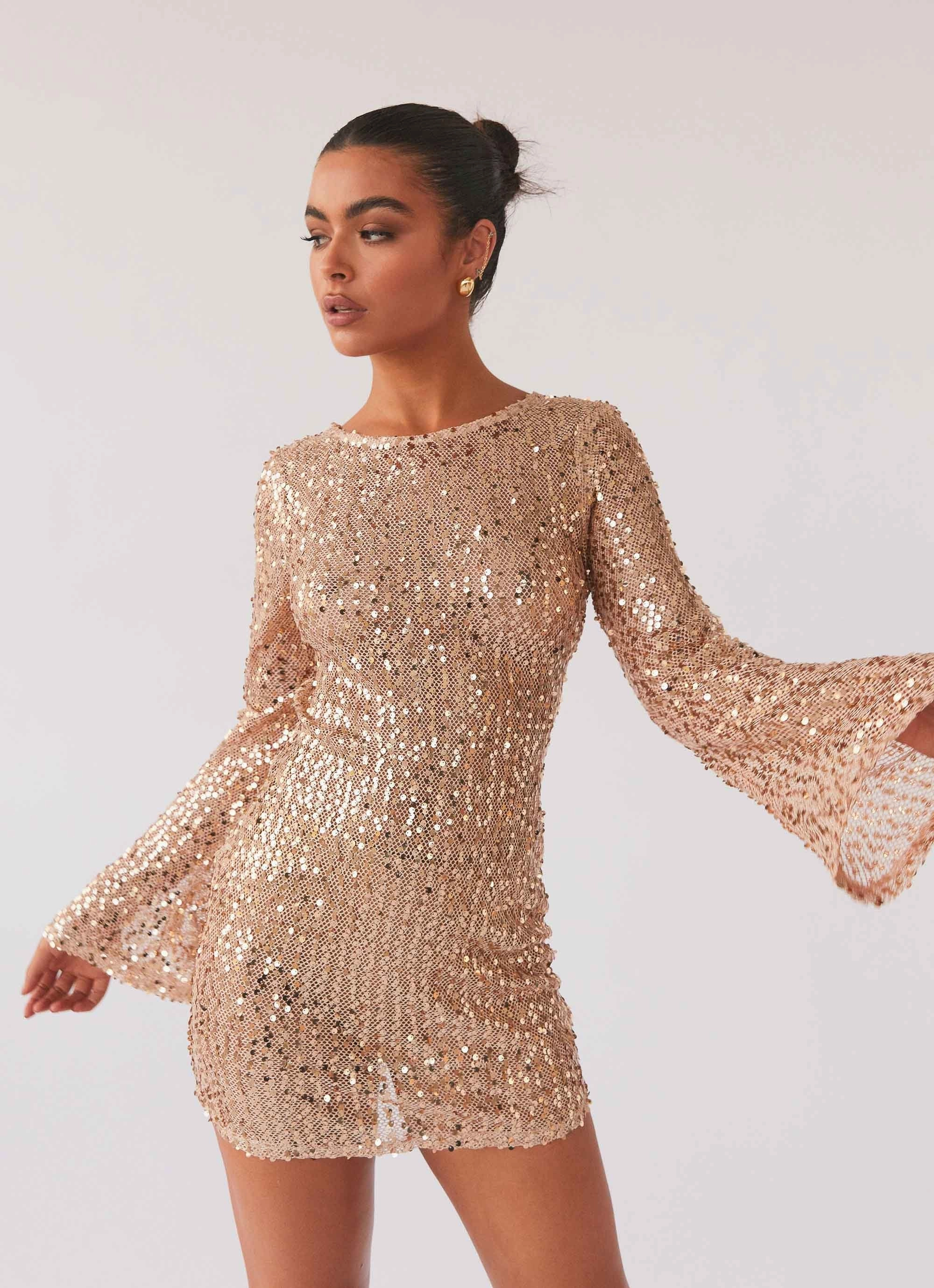 Work Flex Mesmerize Mini Dress - Glisten