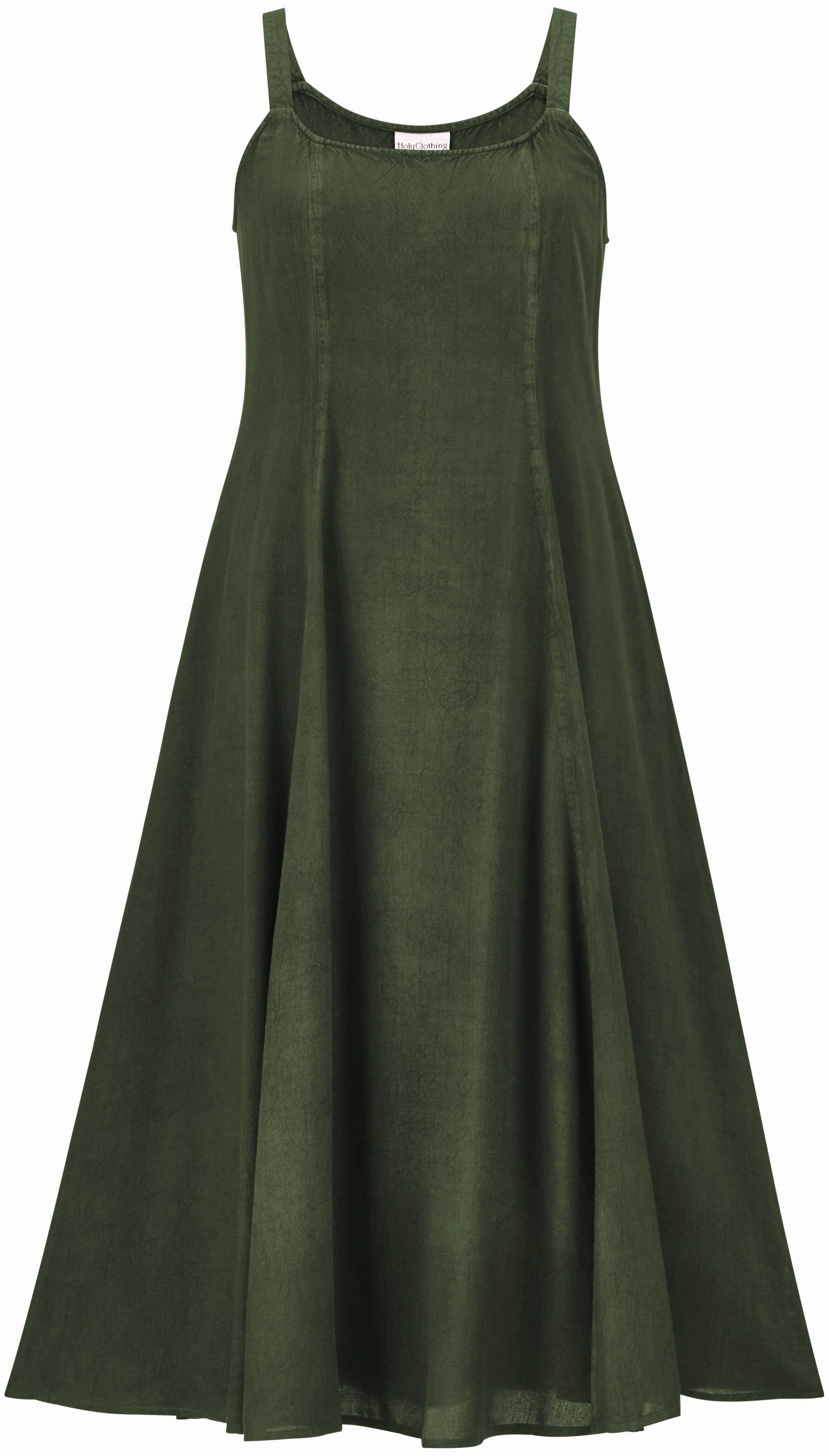 Amelia Maxi Chemise Limited Edition Moss Green High low hem