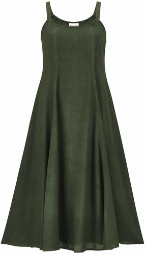 Amelia Maxi Chemise Limited Edition Moss Green Grab Quick Soft color