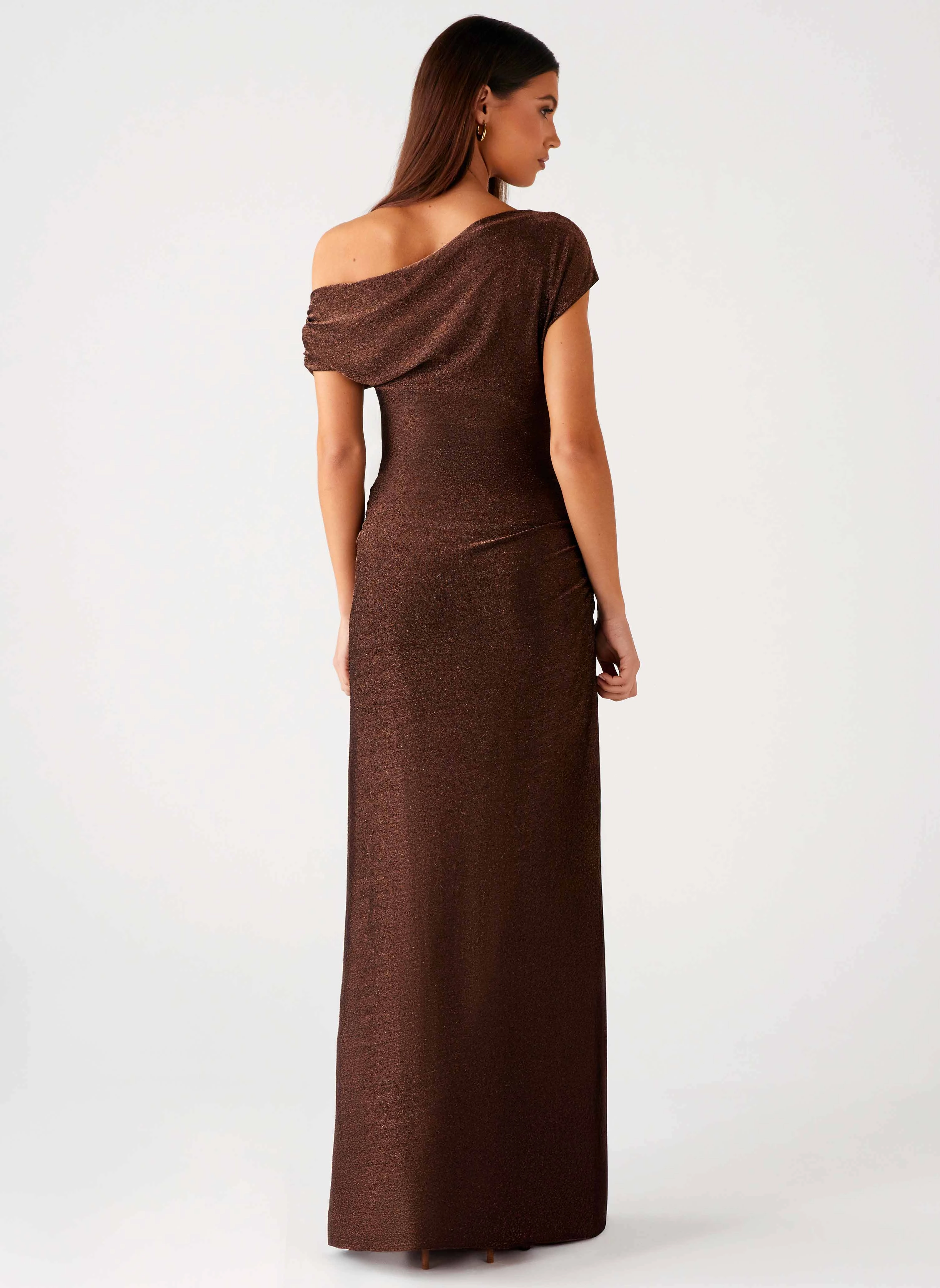Casual Chic Light Blend Harvest Moon Maxi Dress - Chocolate