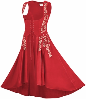 Tauriel Maxi Overdress Limited Edition Poppy Red Autumn-Season