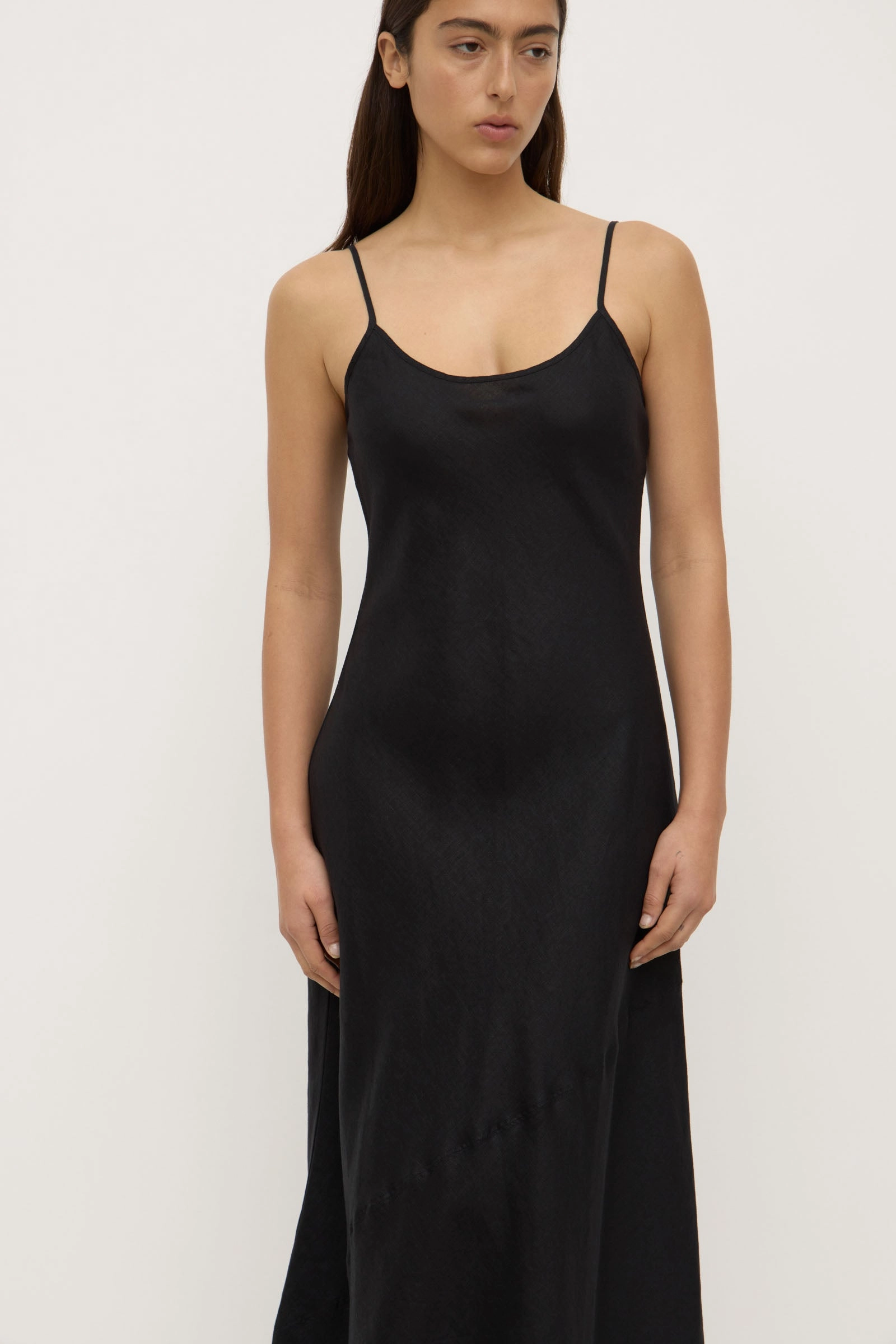 Colette Linen Slip Dress Eco-friendly Classic Layer