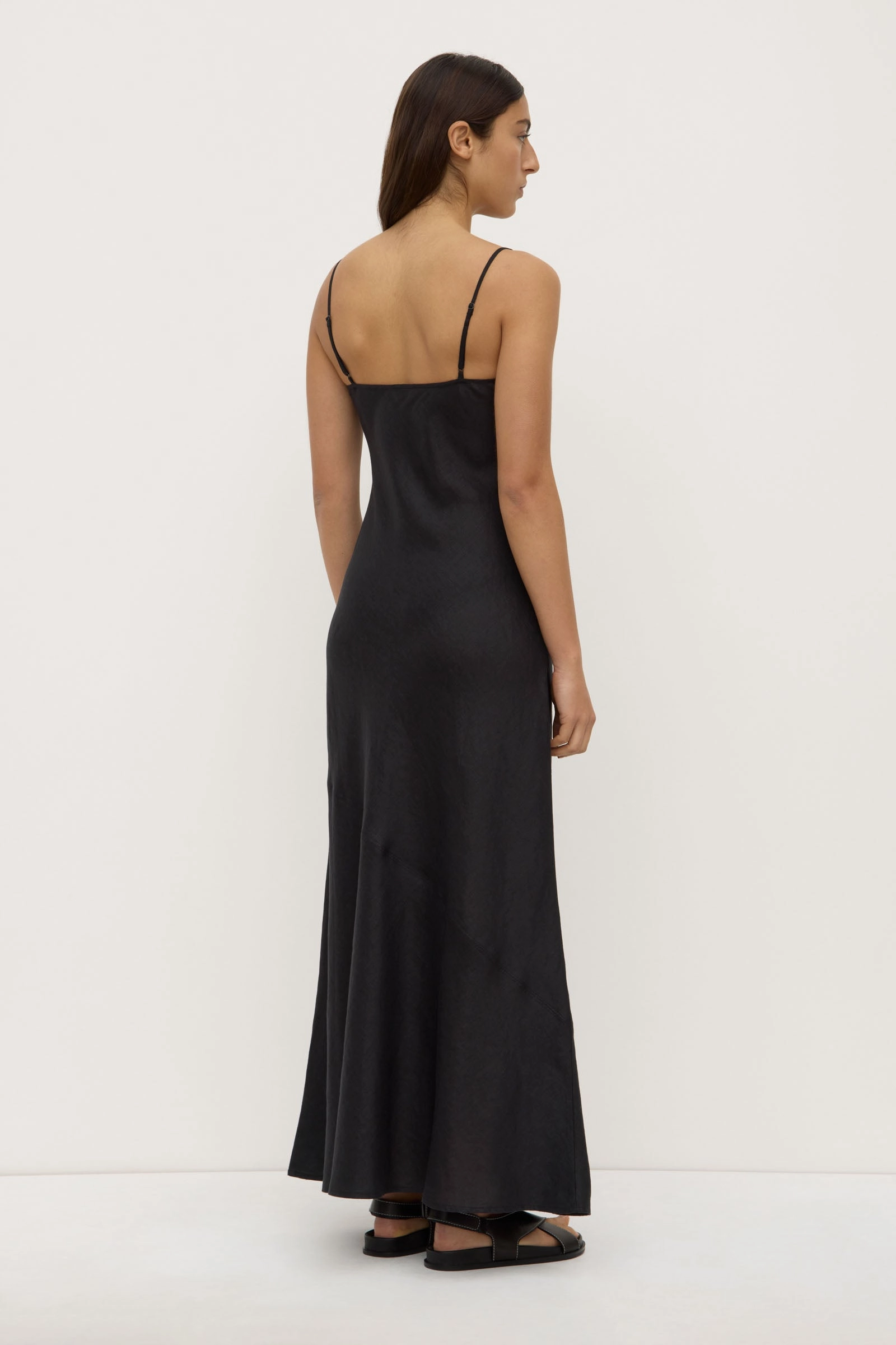 Subtle Detail Colette Linen Slip Dress