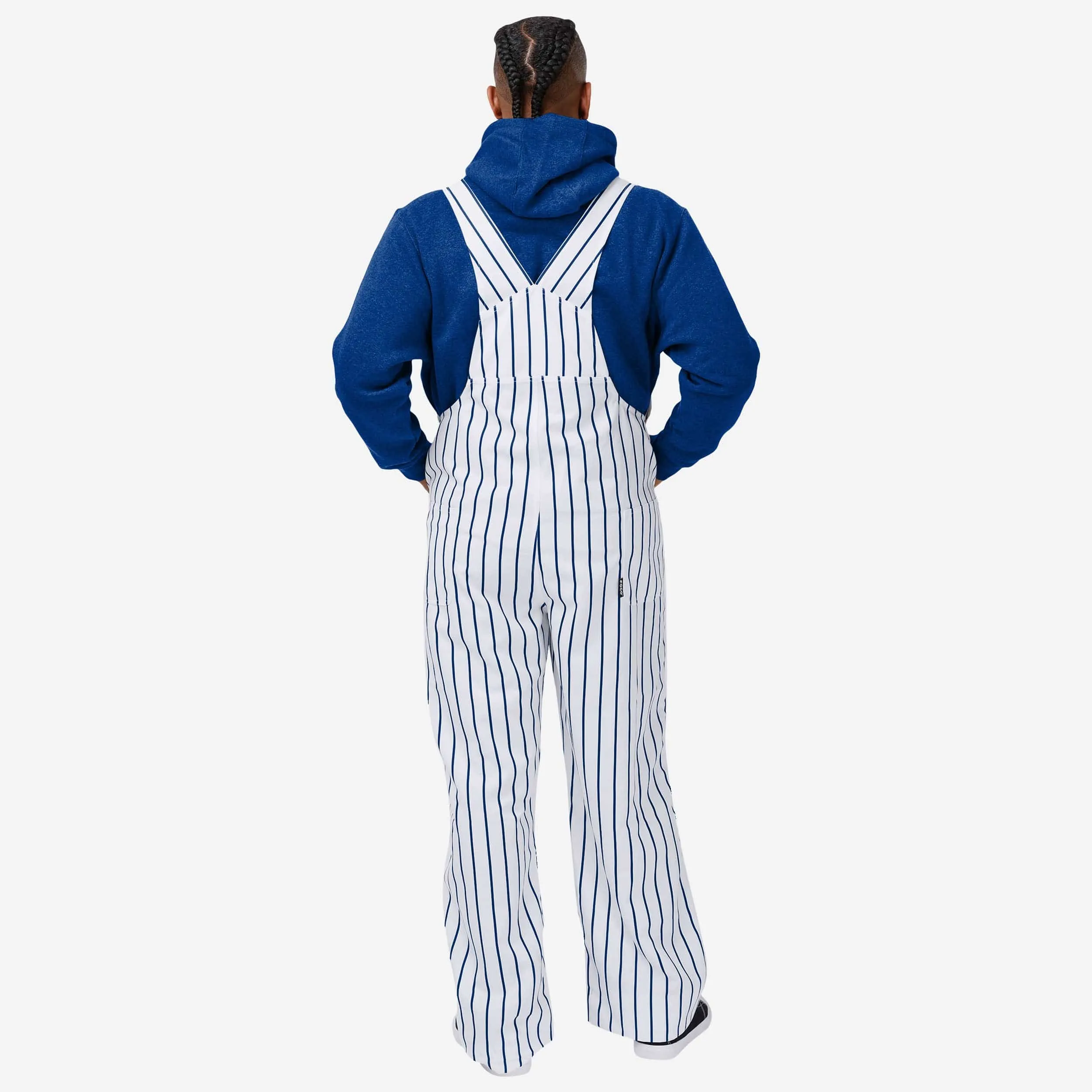 Chicago Cubs Mens Pinstripe Bib Overalls