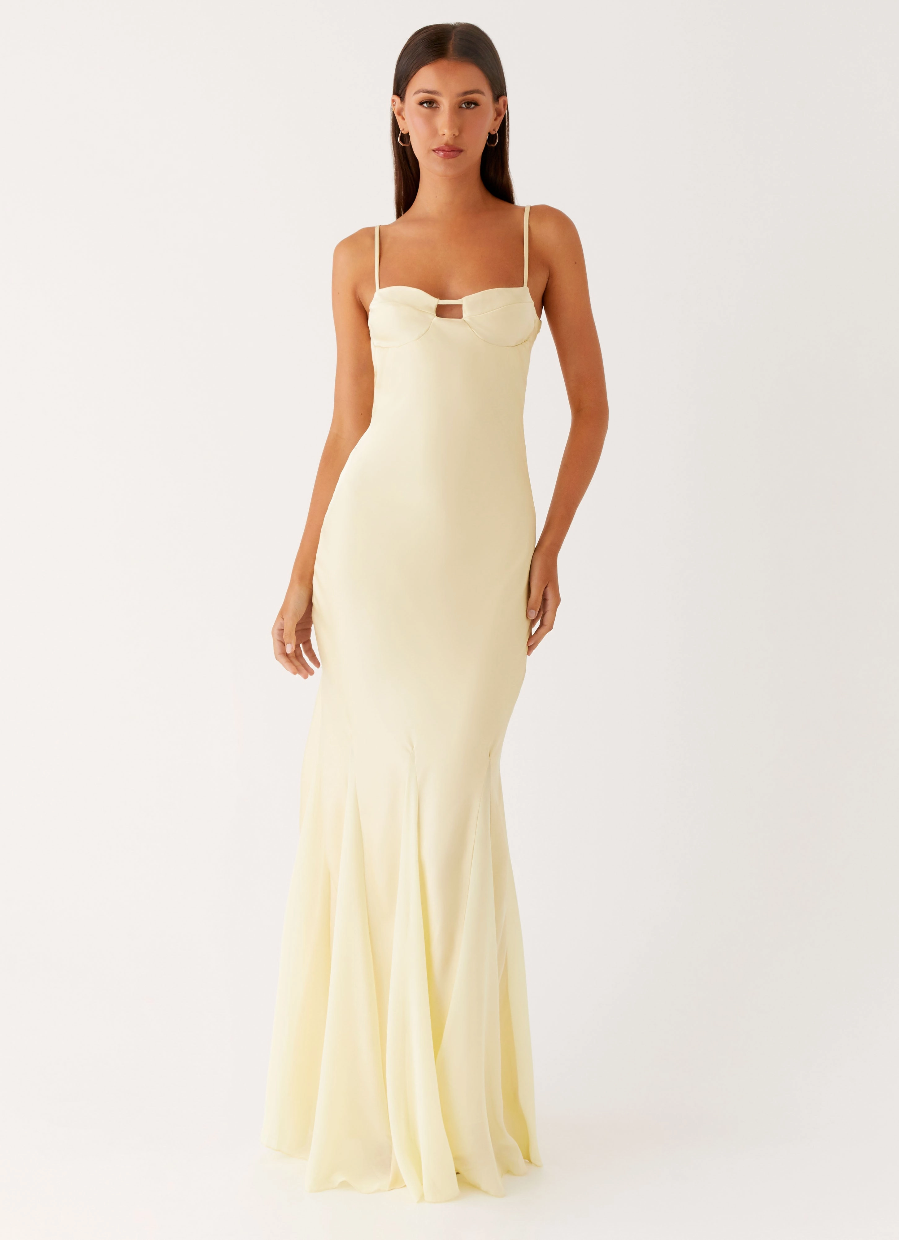 Sleeveless Chill Design Ravello Maxi Dress - Sunny Yellow