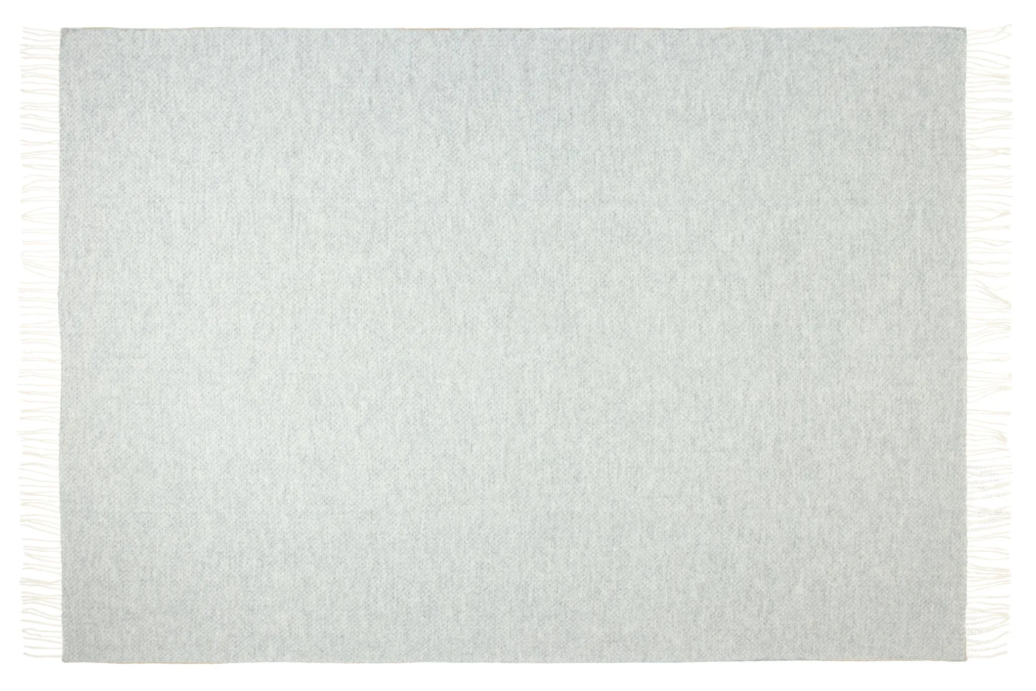 Chiswick Light Grey Merino Throw Blanket