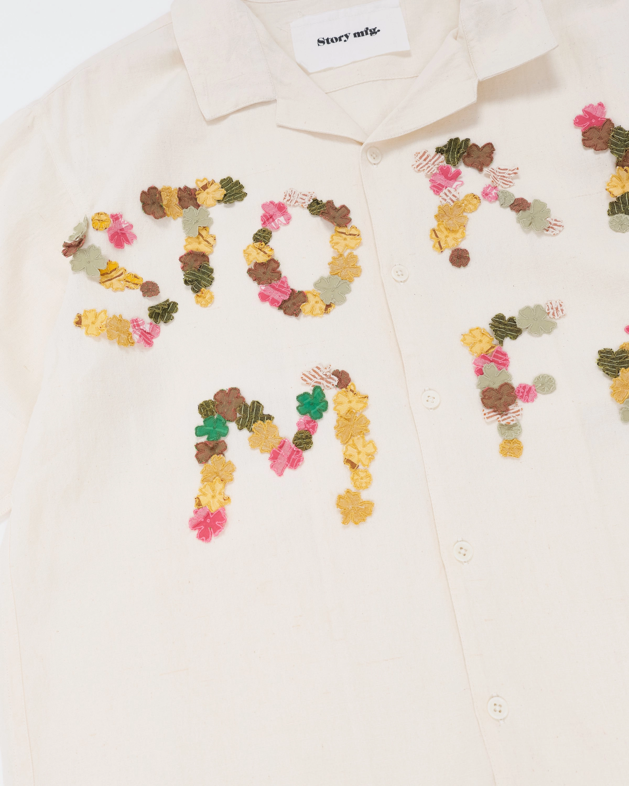 Greetings Shirt SS - Petal Appliqu?? Bless Glow Soft Tone