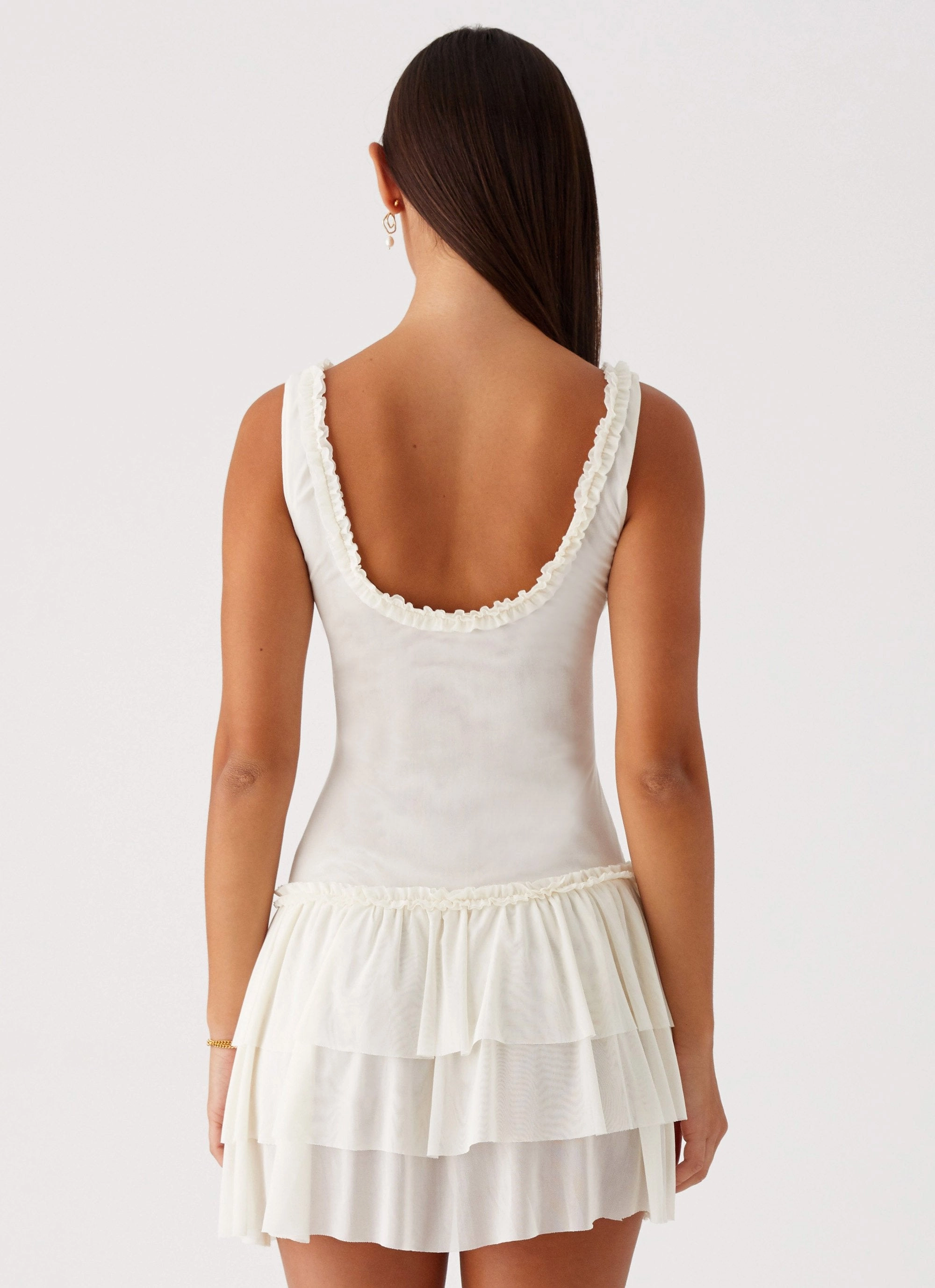 AntiFrayEdging Cyprus Mini Dress - Ivory