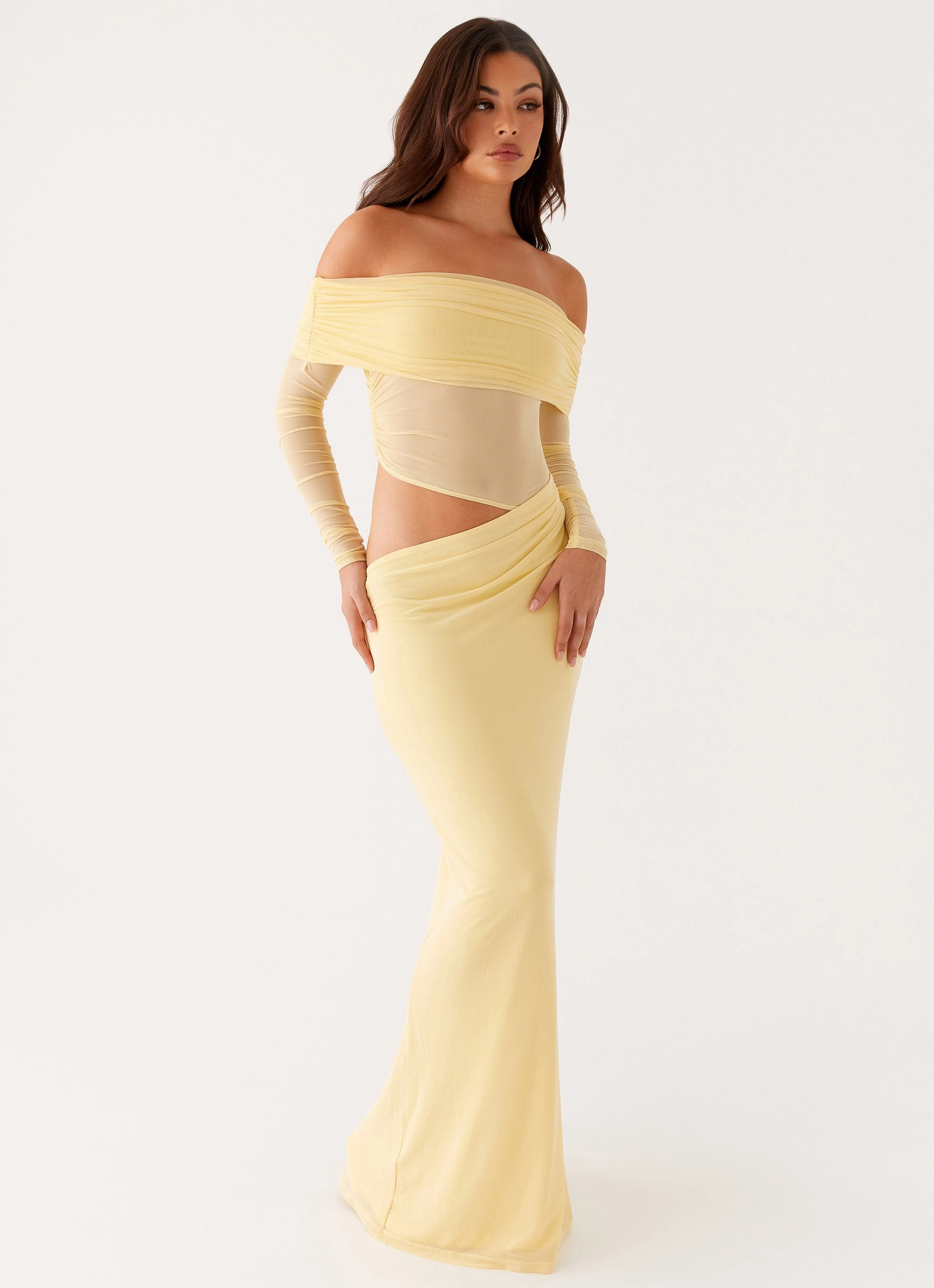 Emery Maxi Dress - Yellow Trendy Fit