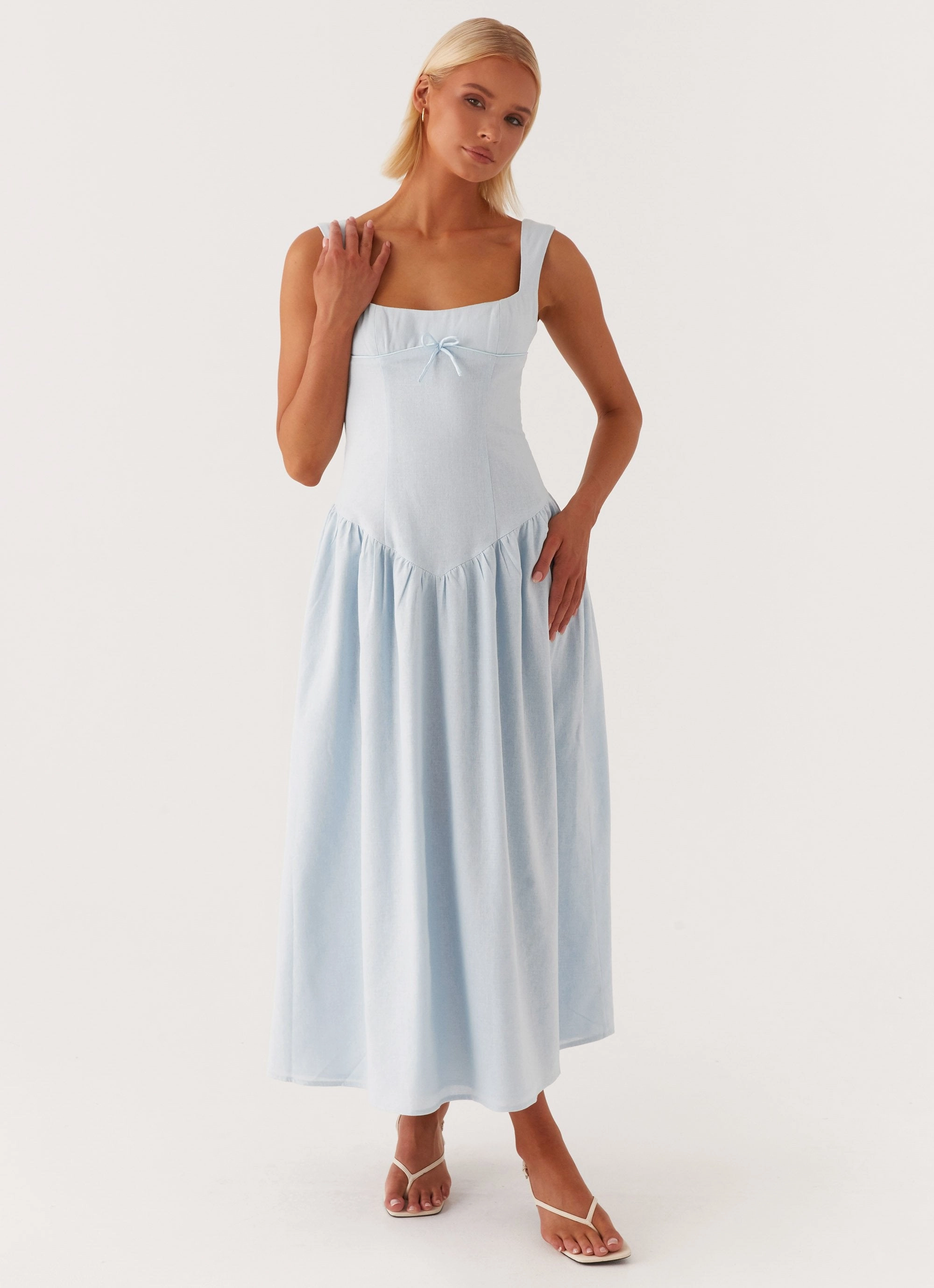 Timeless Wearable Suzie Midi Dress - Blue