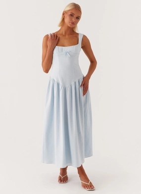 Timeless Wearable Suzie Midi Dress - Blue
