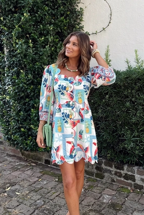 Fitted Style Island Glow Dress