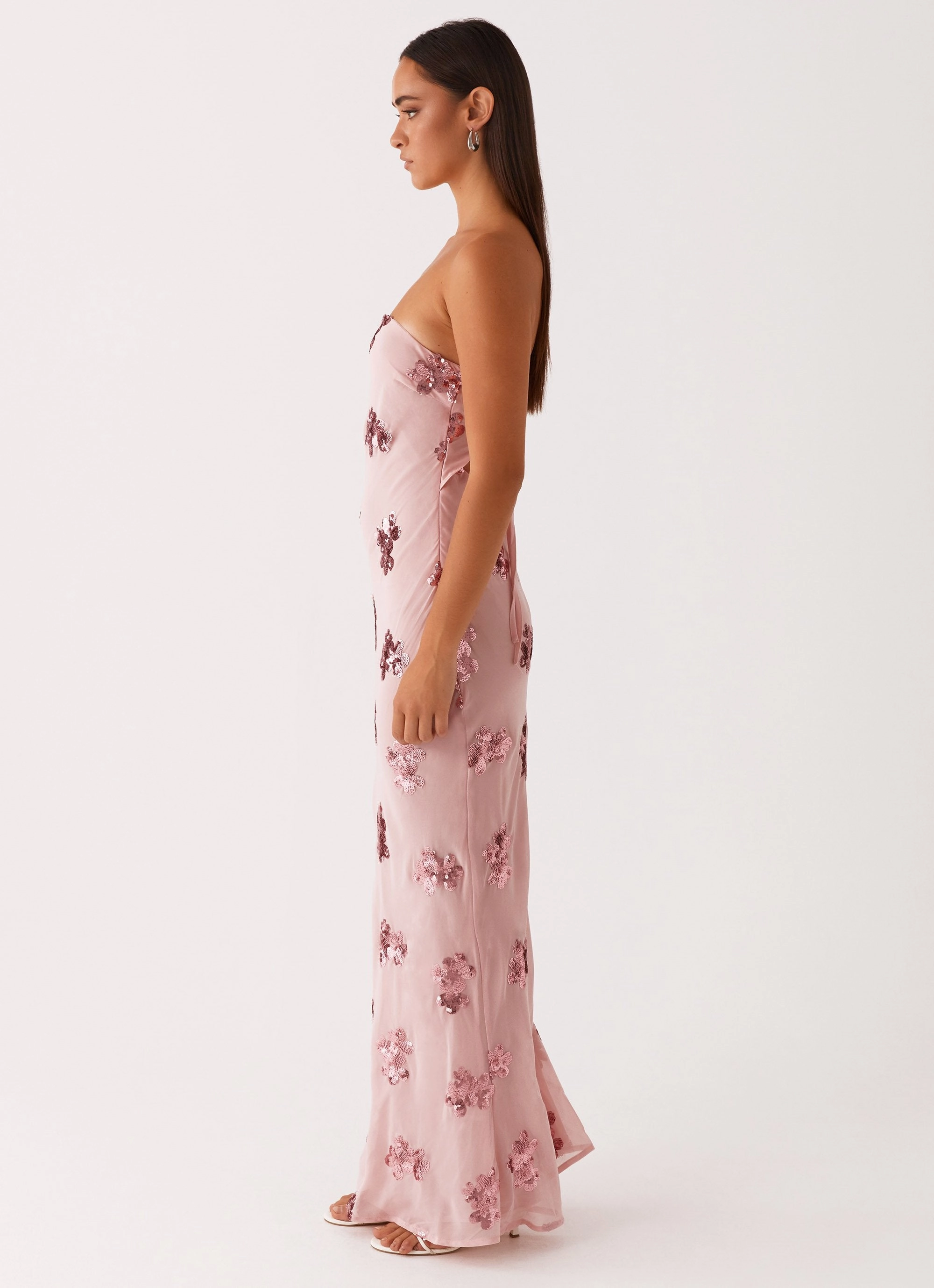 Sweet Escape Sequin Maxi Dress - Baby Pink Day Magic Smart Cut