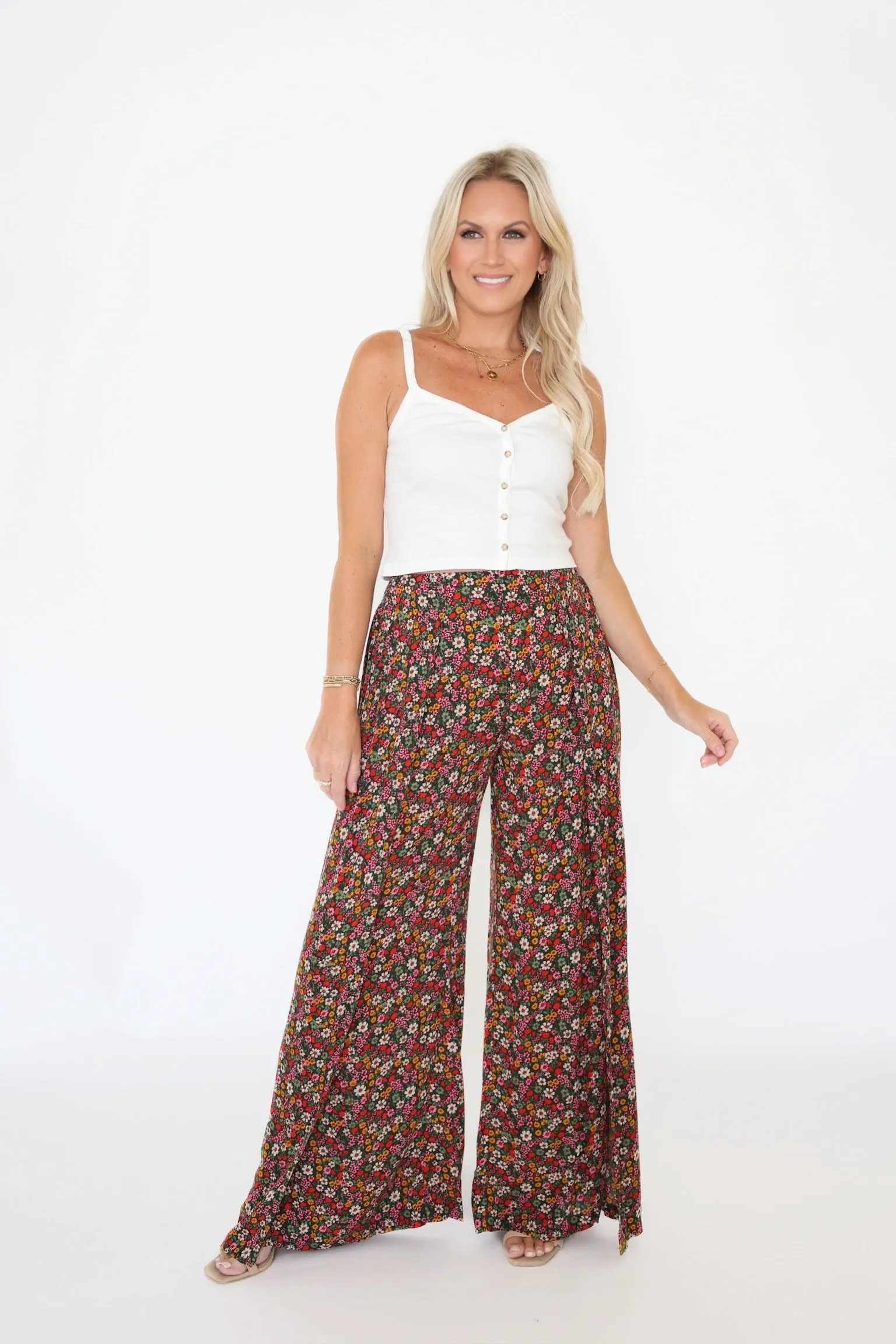 StretchFit ContrastPlacket Closure Cami