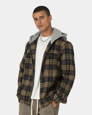 Club Paradise Flannel Jacket Plaid