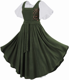 Belle Maxi Set Limited Edition Moss Green Smooth Finish Modern Lines