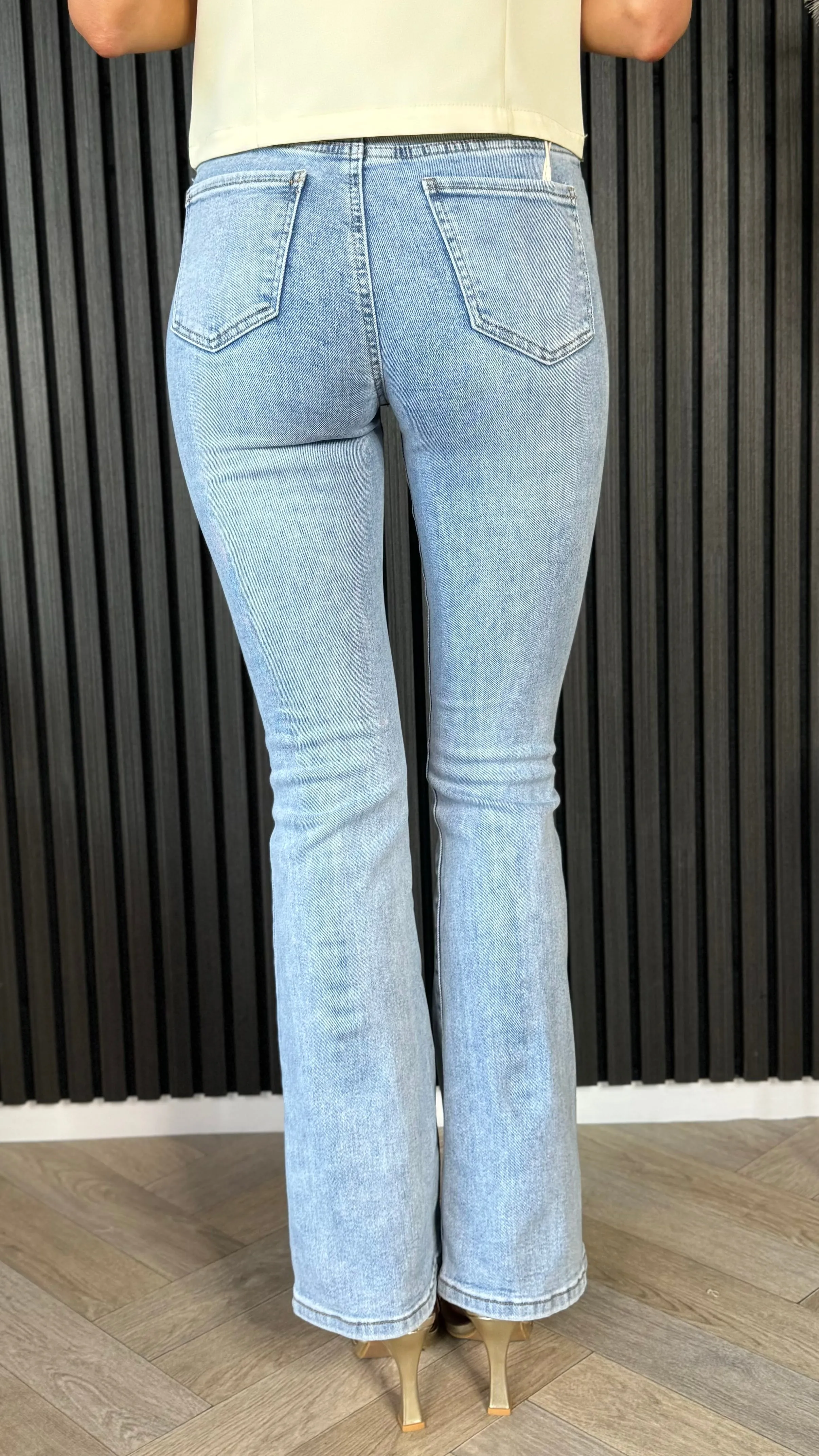 Coen Blue Flared Jeans