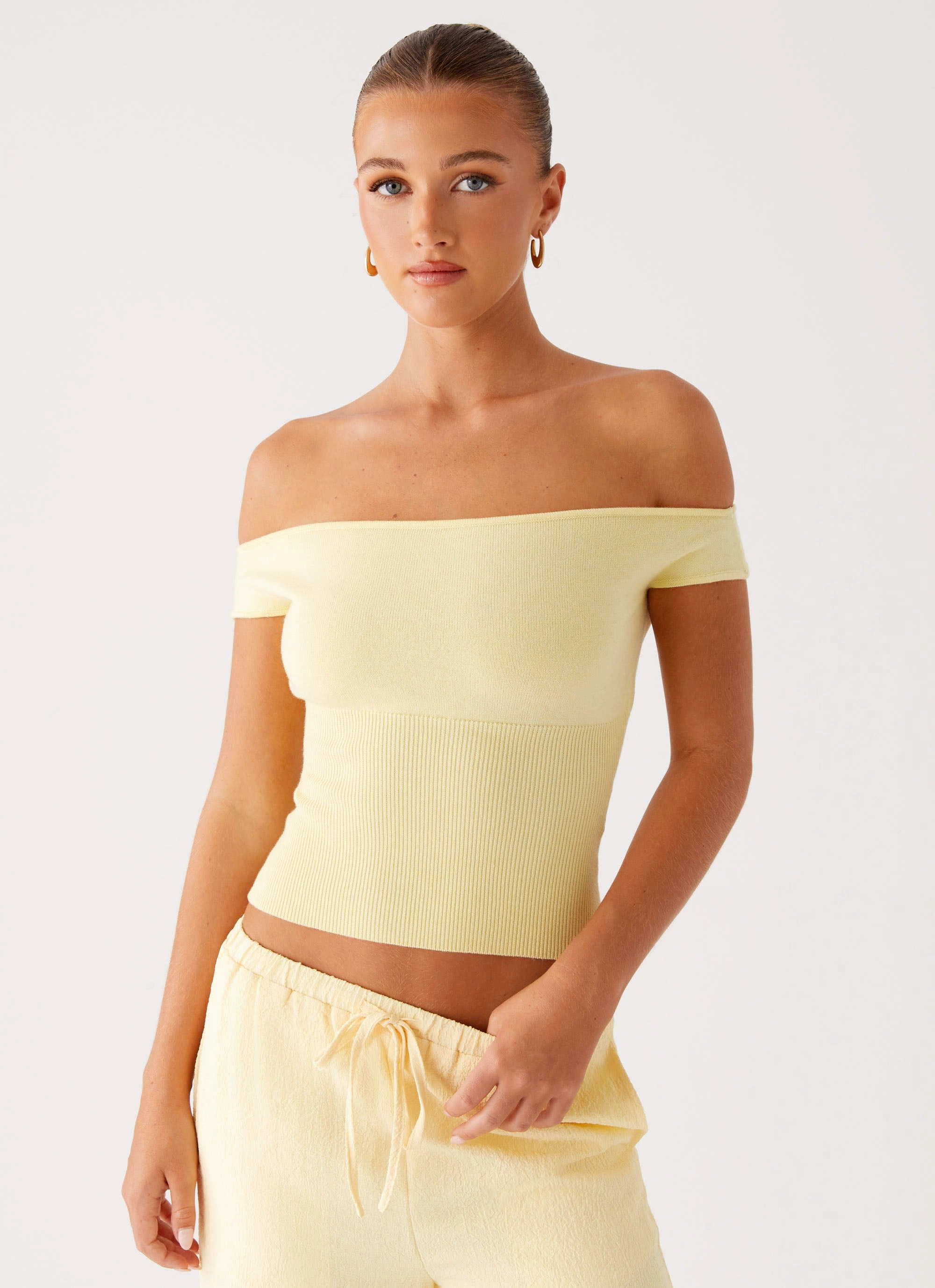 FlexFoamInserts Coleman Knit Top - Yellow