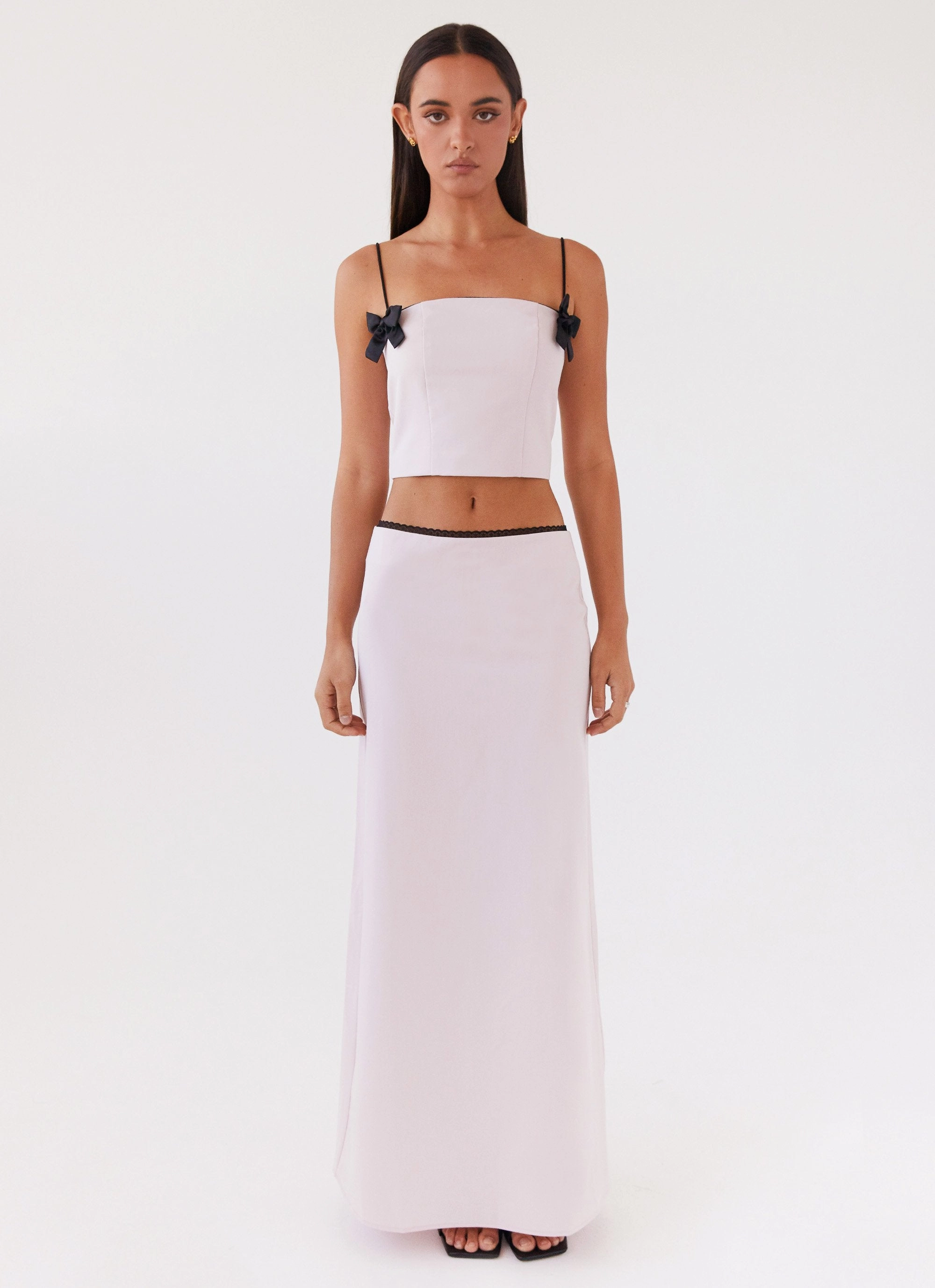 PFC Free Waterproofing Temperature Regulating Fabric Rushing Back Crop Top - Mauve