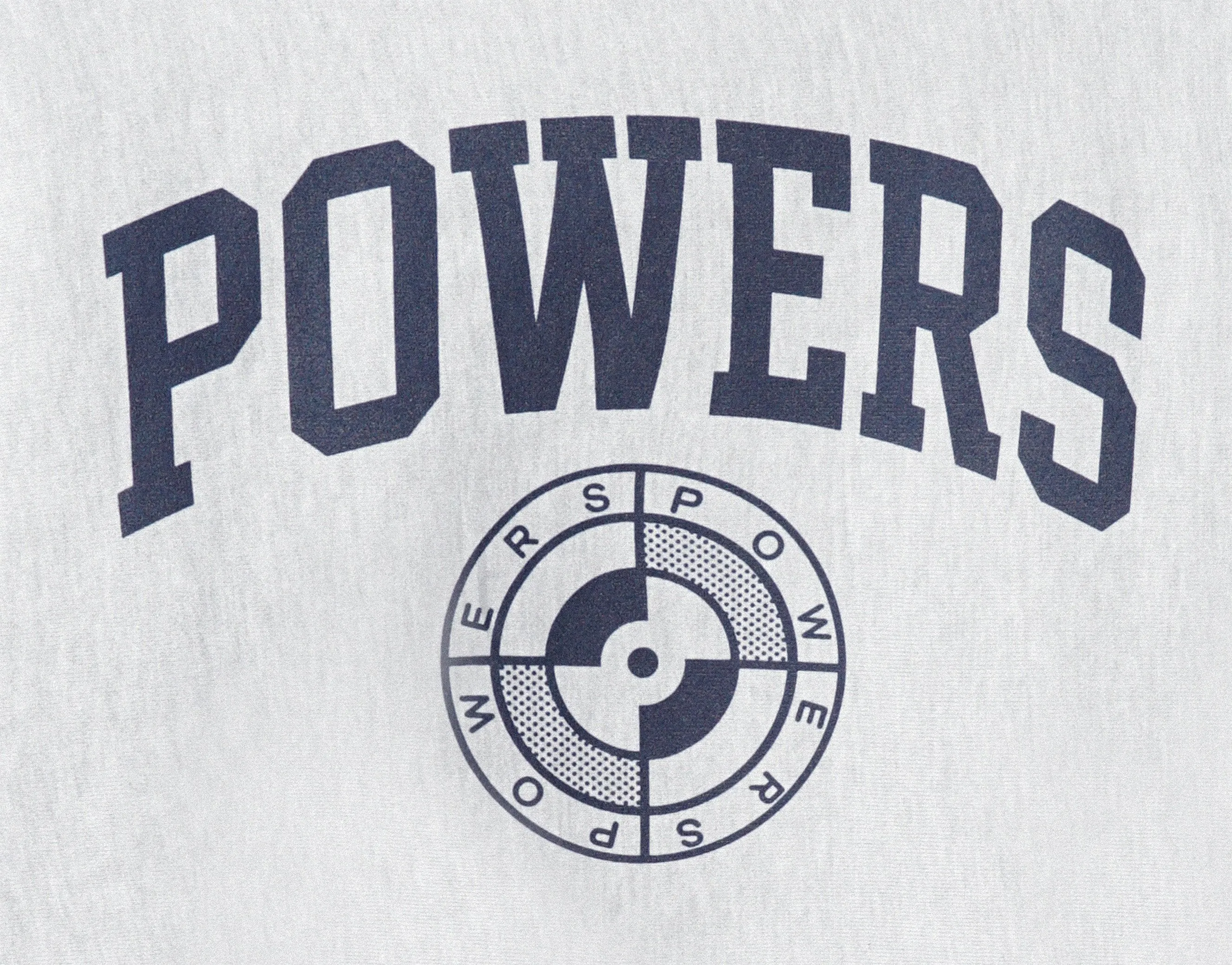 COLLEGE ARCH CREWNECK - Heather Grey
