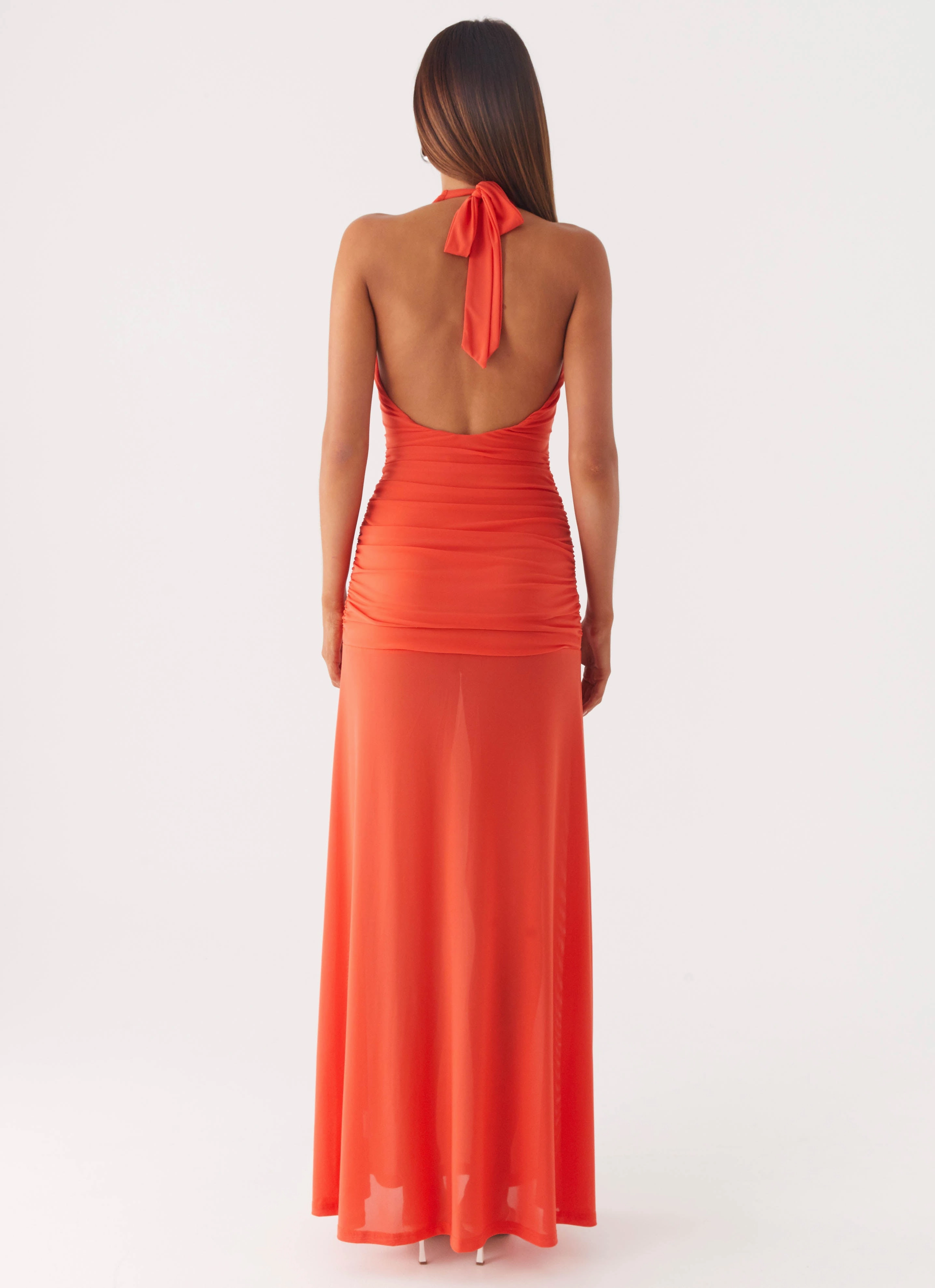 Premium Quality Island Muse Dress - Coral