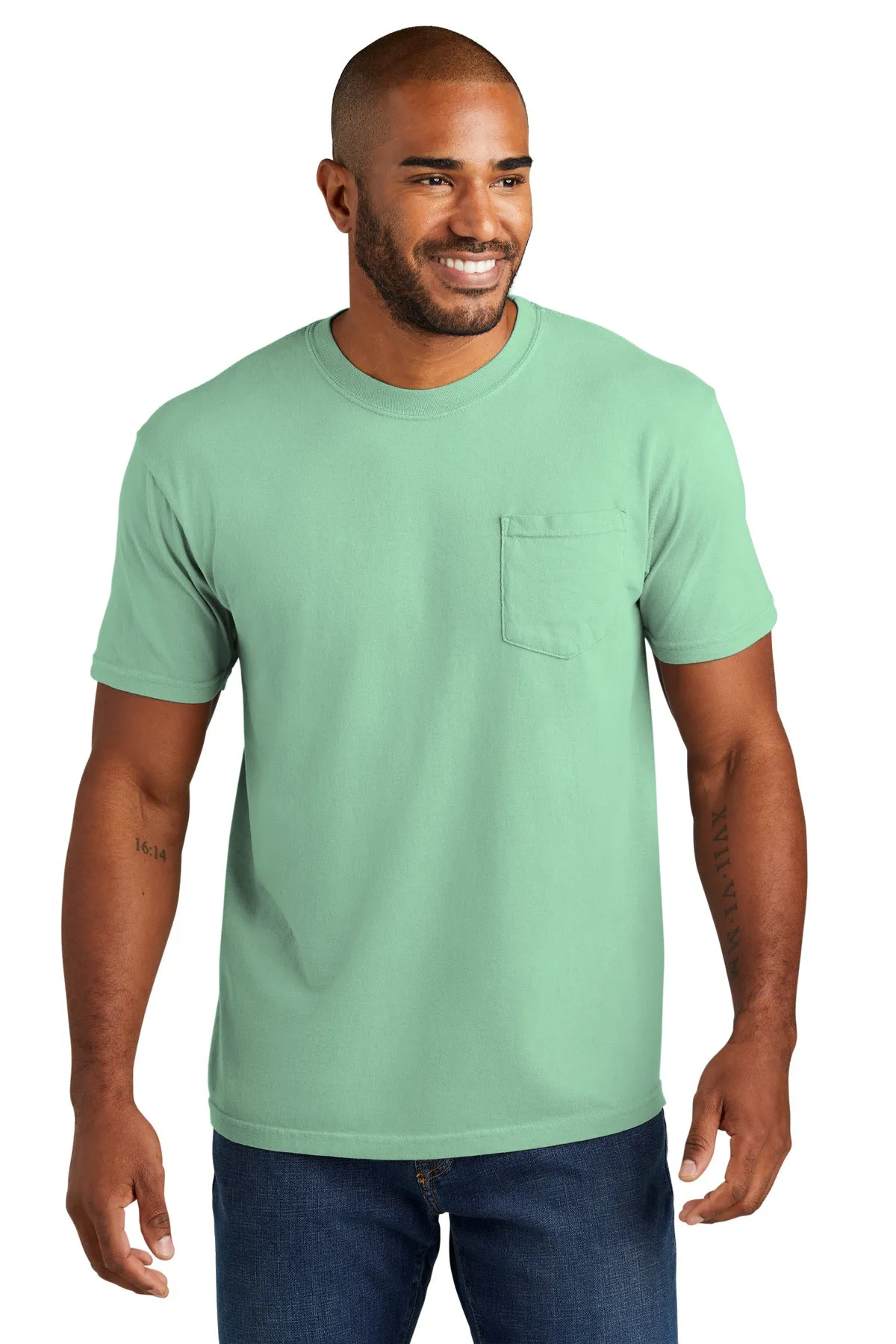 COMFORT COLORS Heavyweight Ring Spun Pocket Tee. 6030