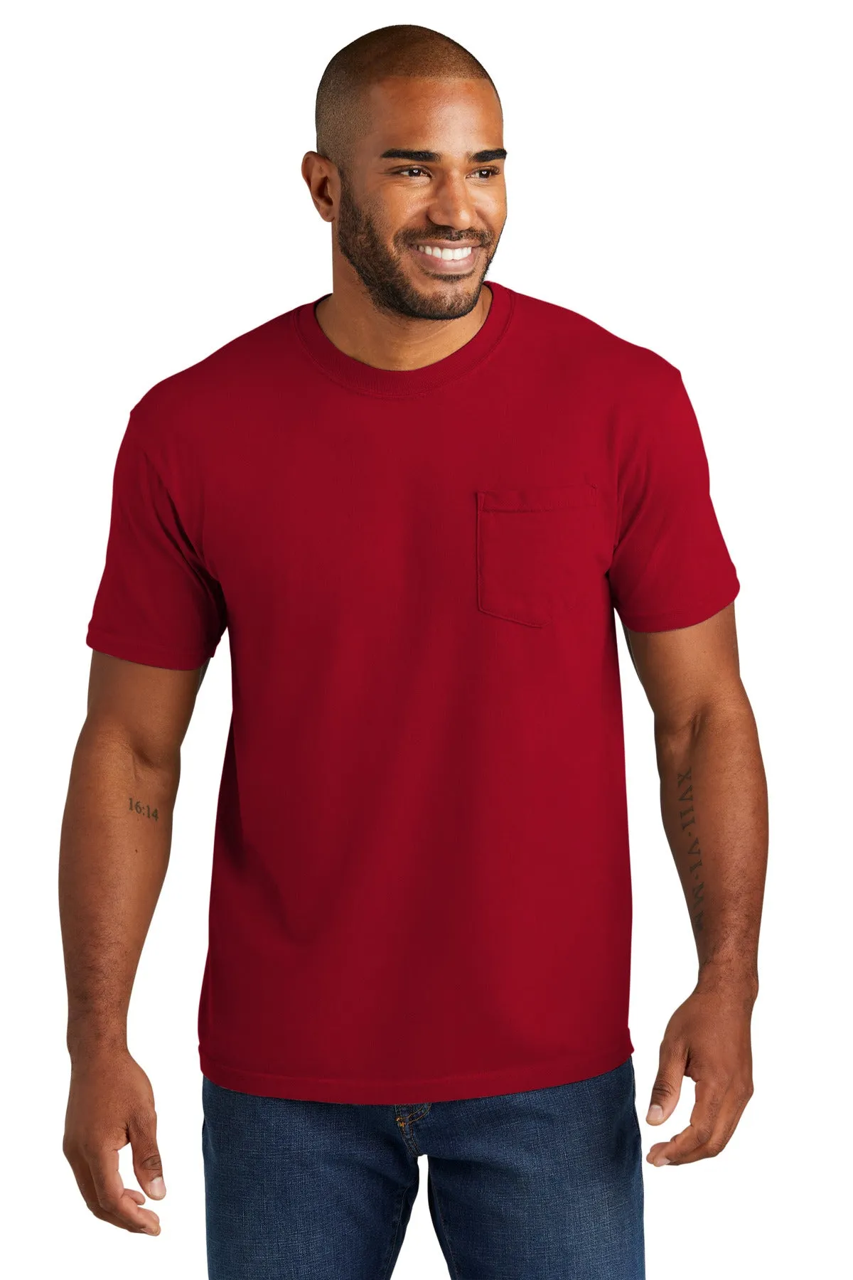 COMFORT COLORS Heavyweight Ring Spun Pocket Tee. 6030