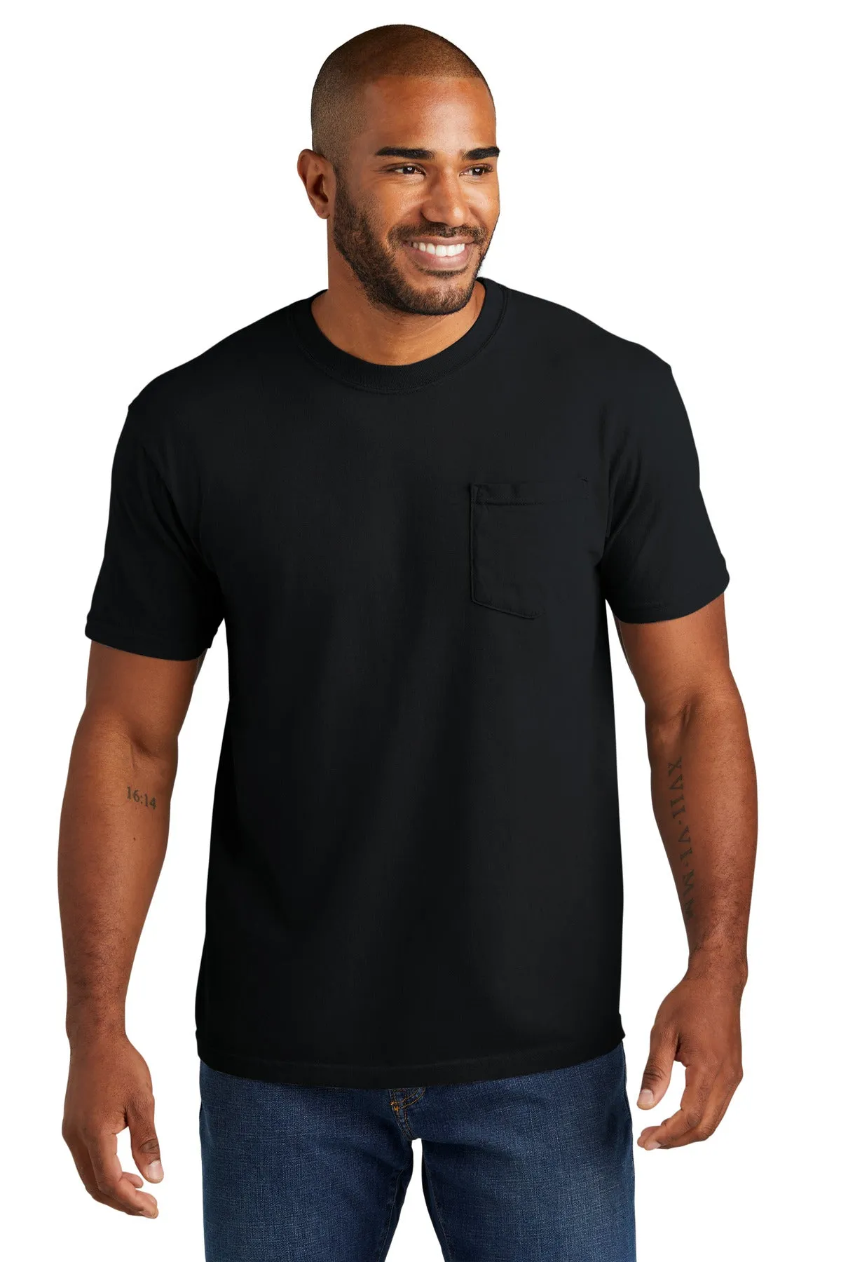 COMFORT COLORS Heavyweight Ring Spun Pocket Tee. 6030