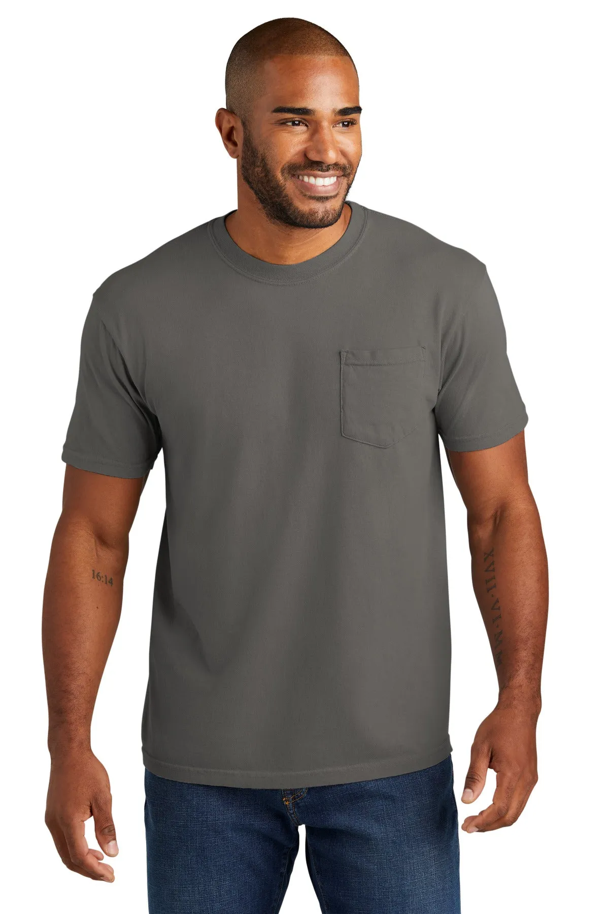 COMFORT COLORS Heavyweight Ring Spun Pocket Tee. 6030
