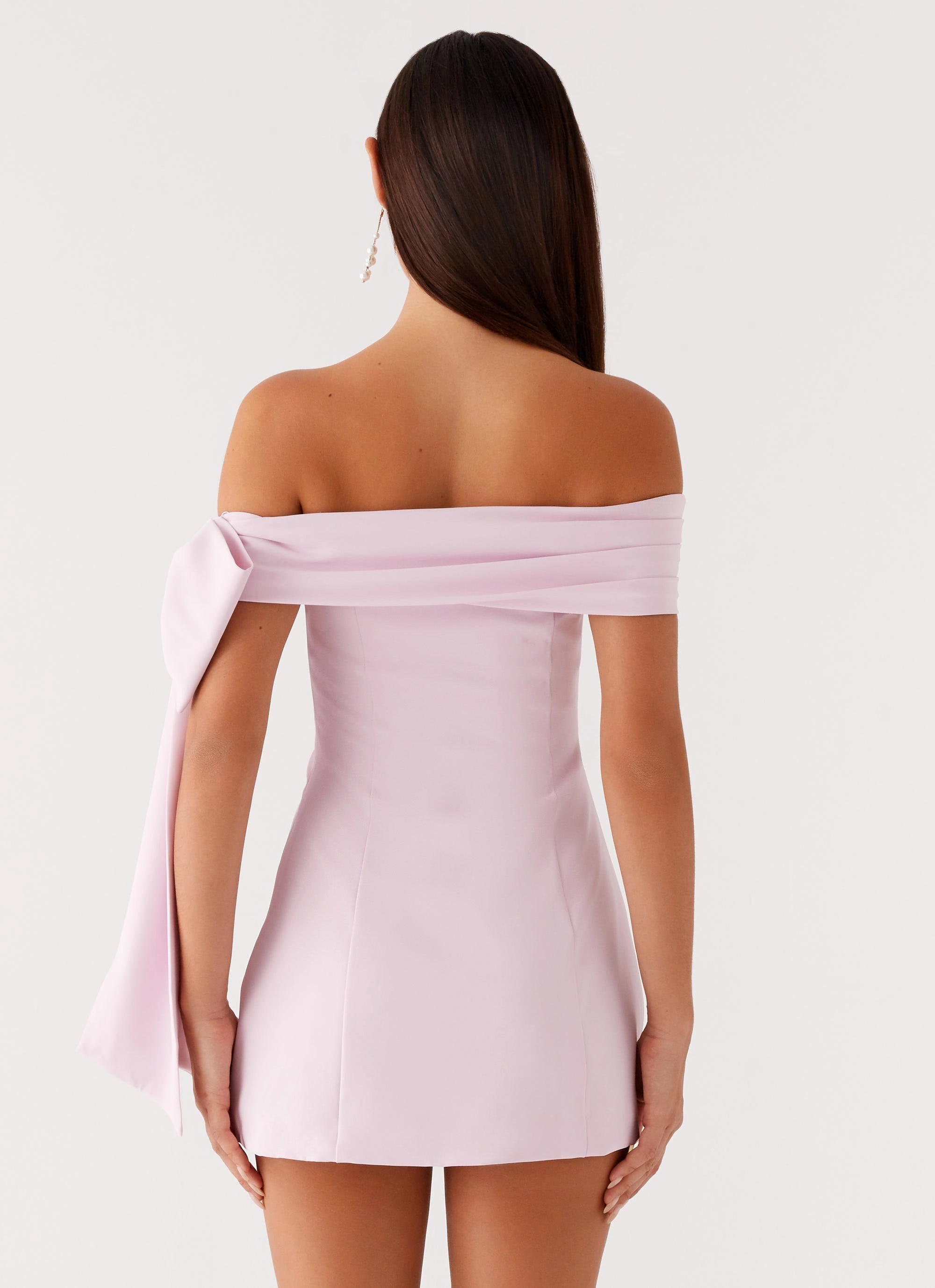 Akari Mini Dress - Pink Flattering Lines