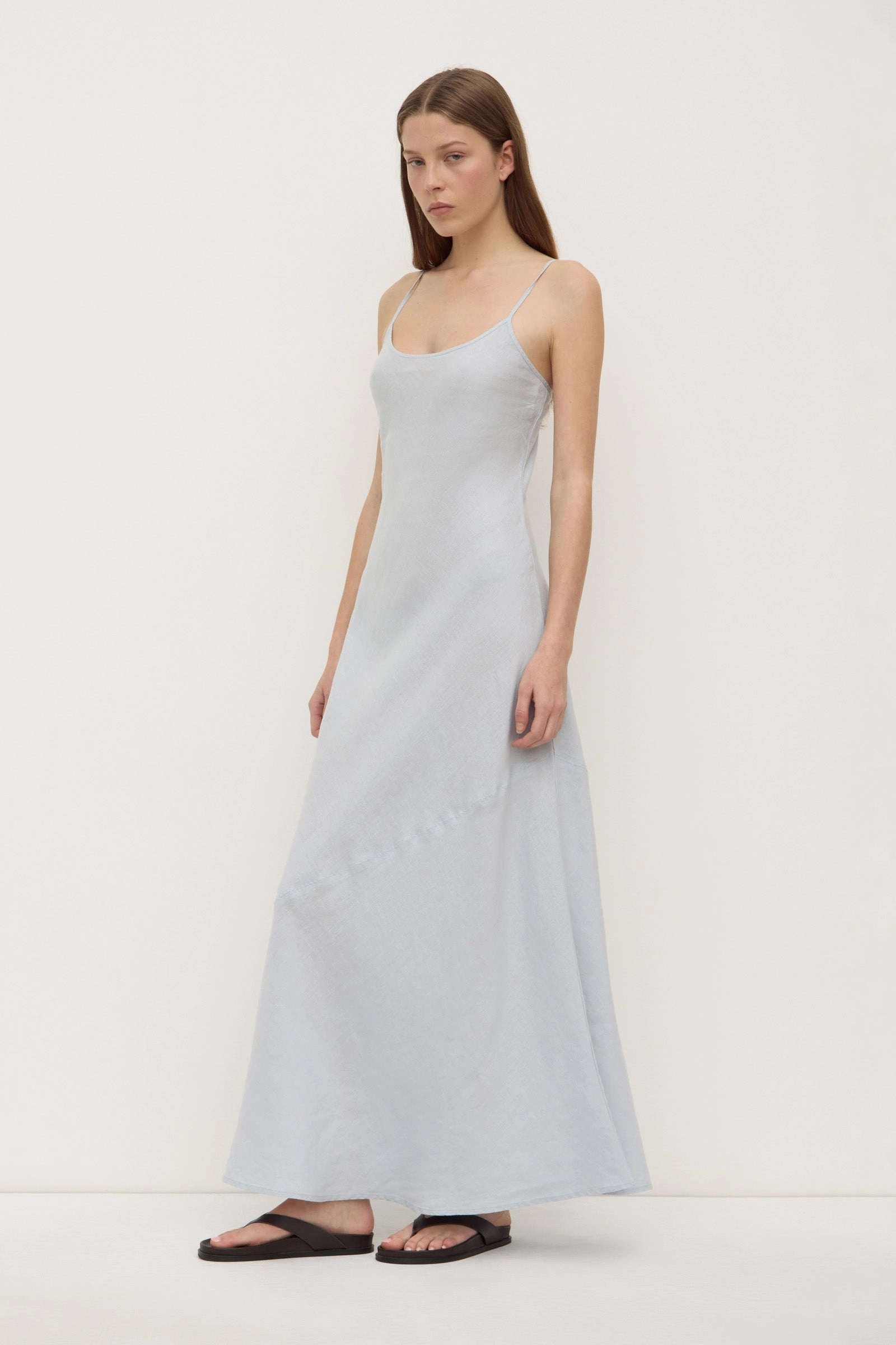 Light Appeal Signature-Style Colette Linen Slip Dress