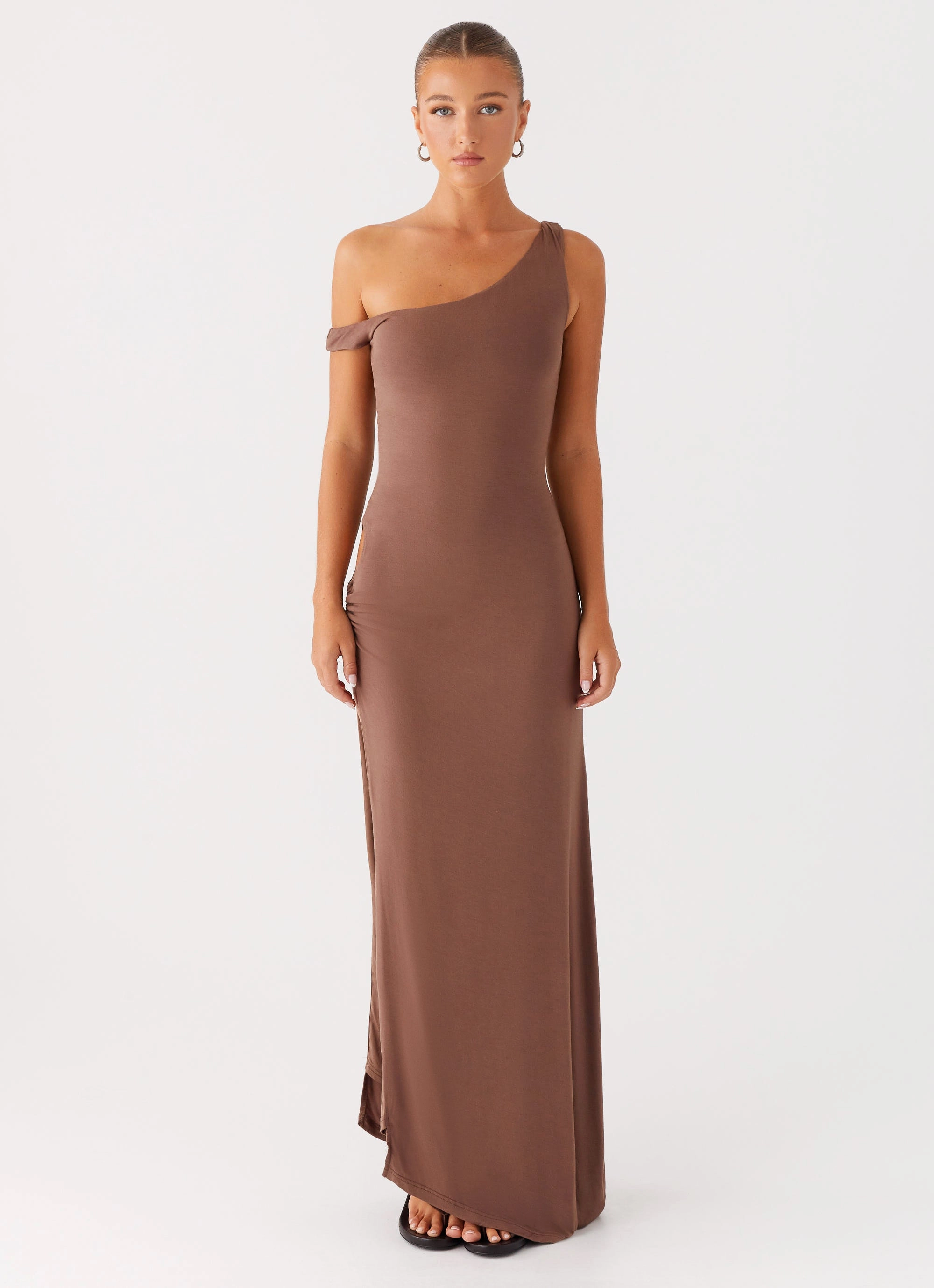 Dalla Maxi Dress - Dark Chocolate Minimal Core