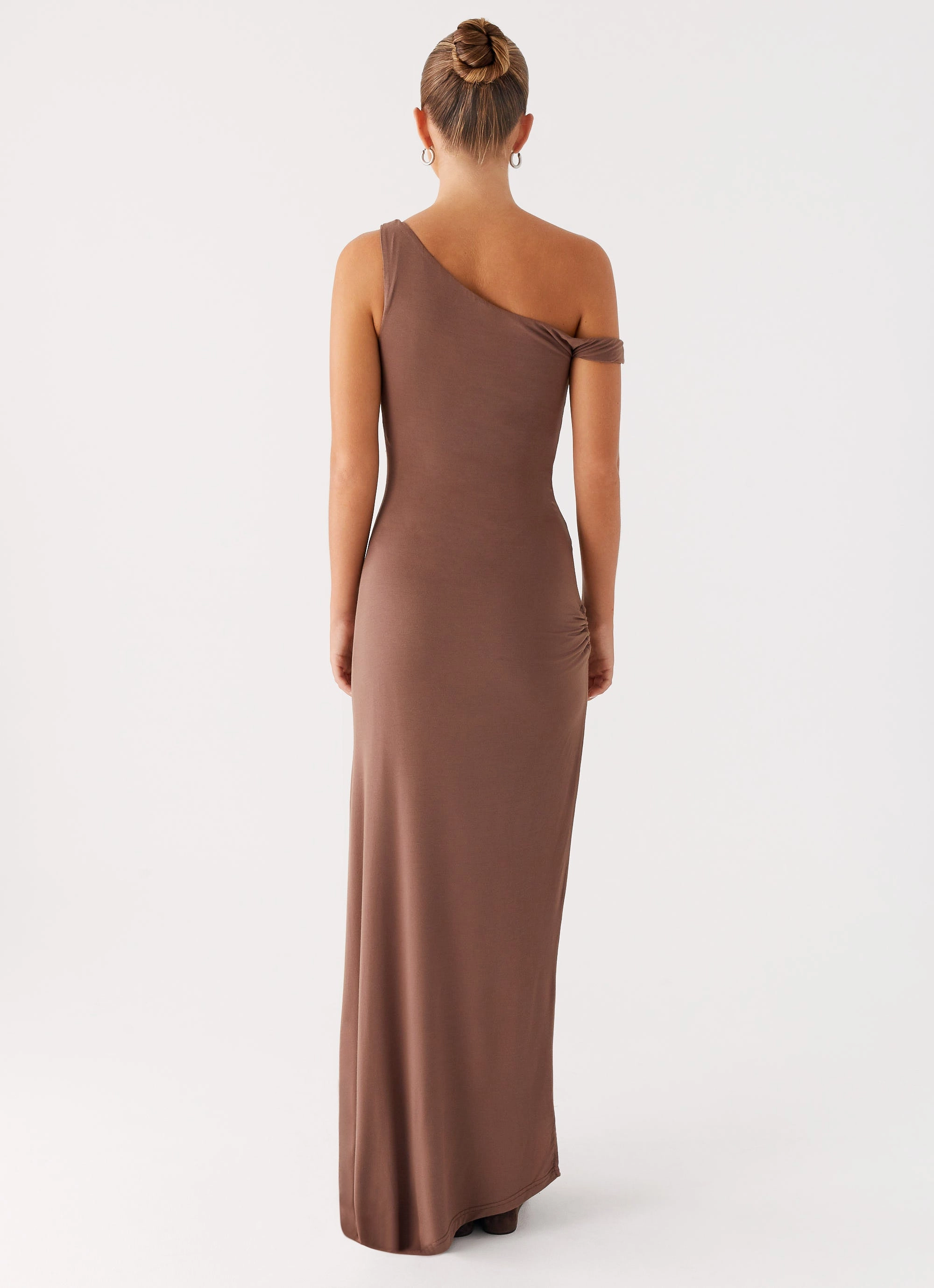 Dalla Maxi Dress - Dark Chocolate Flattering Shape