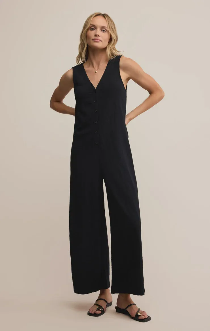Solace Jumpsuit MinimalistStyle Curved Hem Design