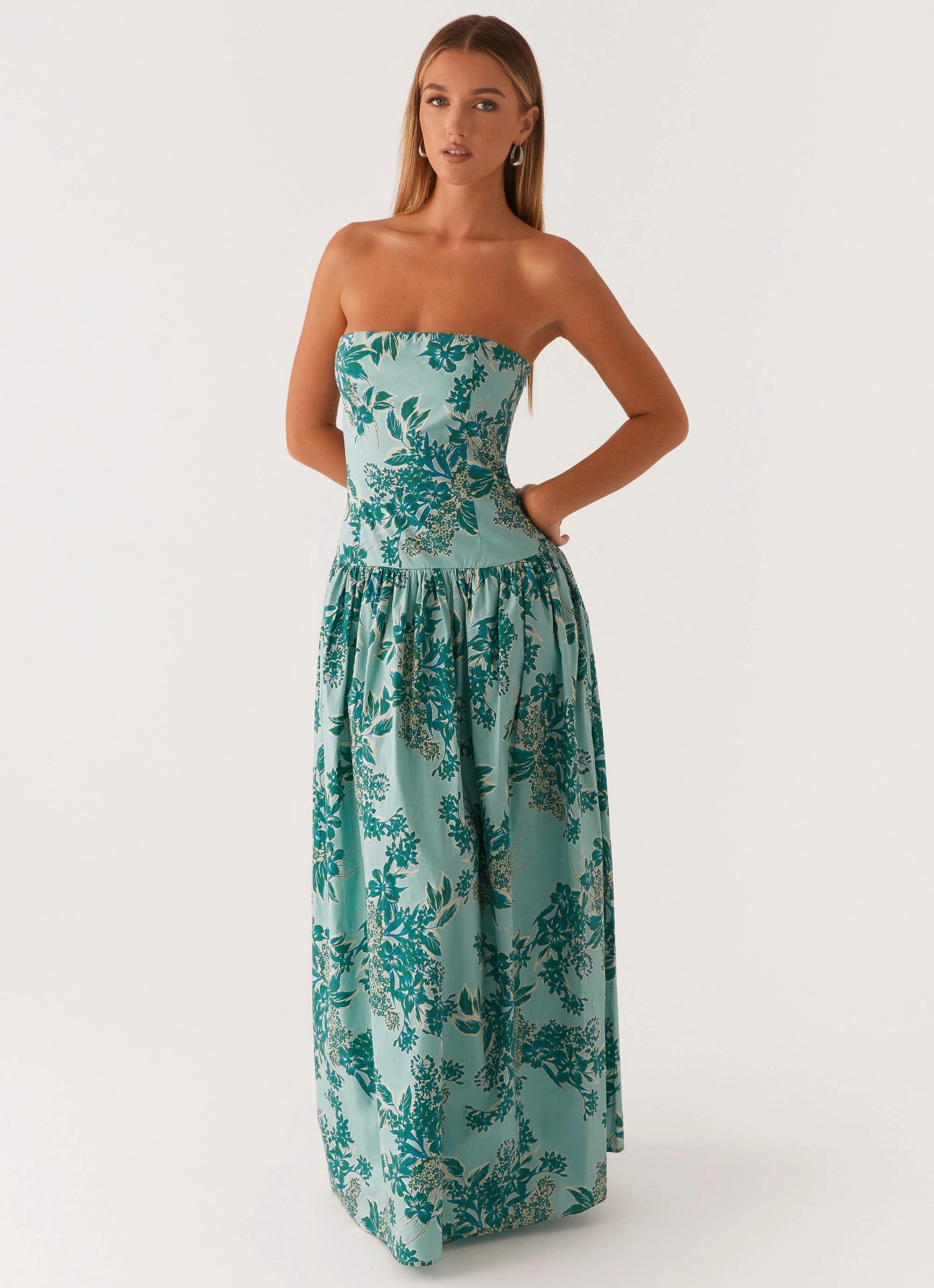 Cool Touch Chic Direction Andorra Maxi Dress - Cloud Nine Floral