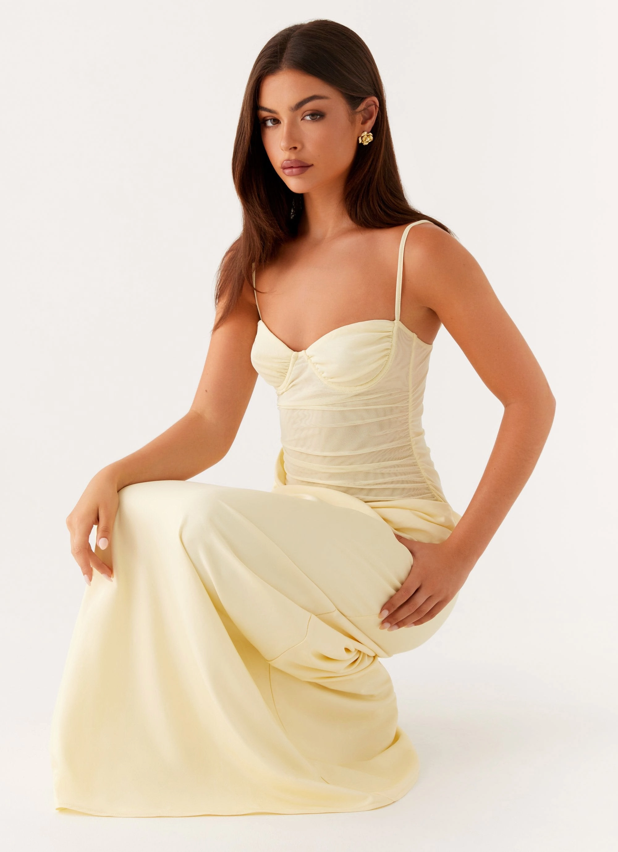 Effortless Layer Wear Romy Maxi Dress - Yellow