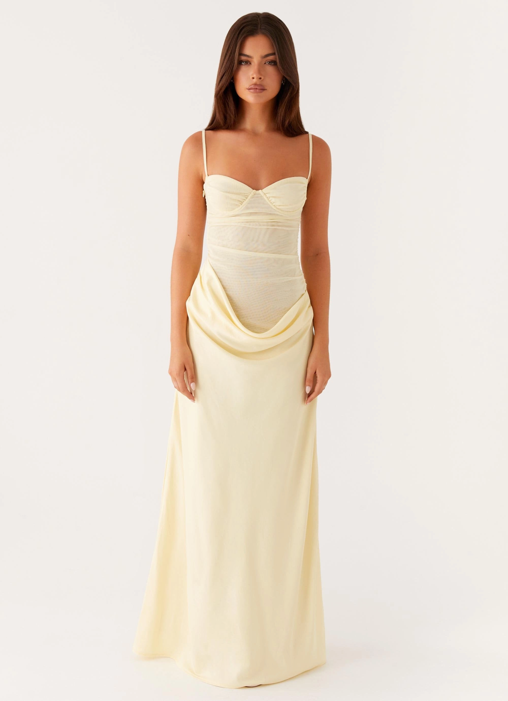 Clean Lines Romy Maxi Dress - Yellow