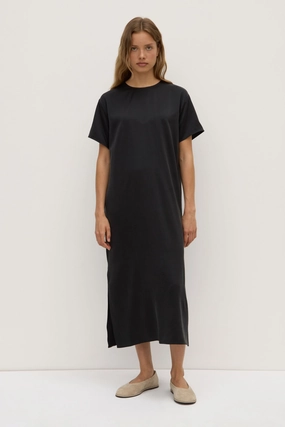 Ena Silk Tee Dress Elegant Vibe