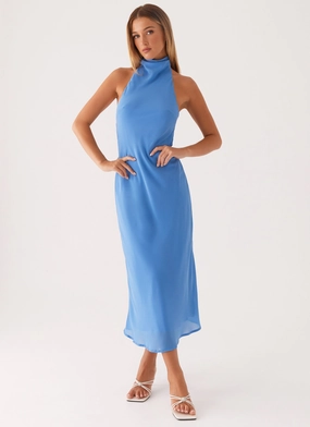 Shelly Midi Dress - Azure Comfort Mode