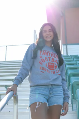 Breathable Linen Blend Bamboo Derived Material Refuse To Lose- Panthers