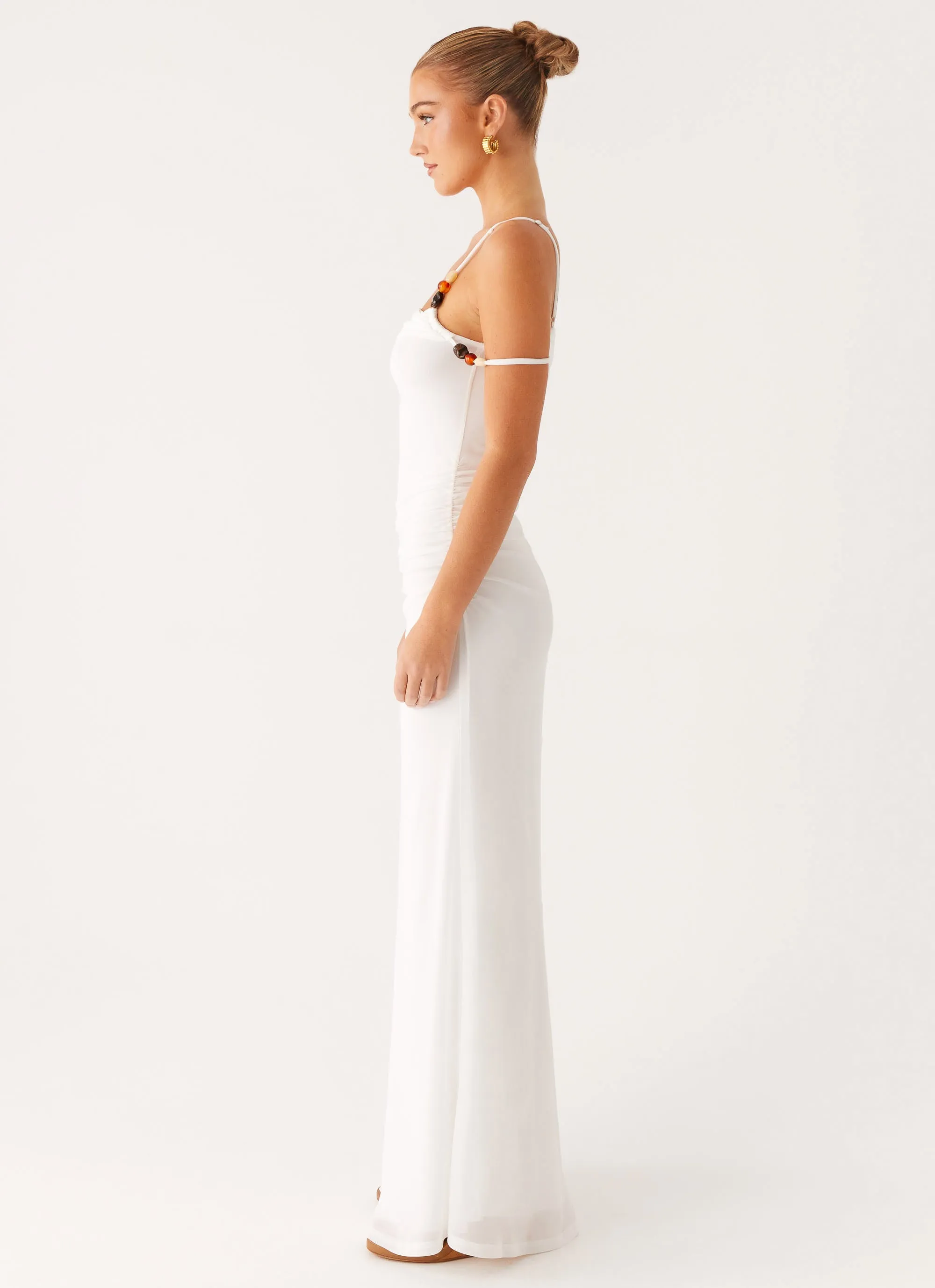 Conquer Maxi Dress - Off White Weekend Fresh