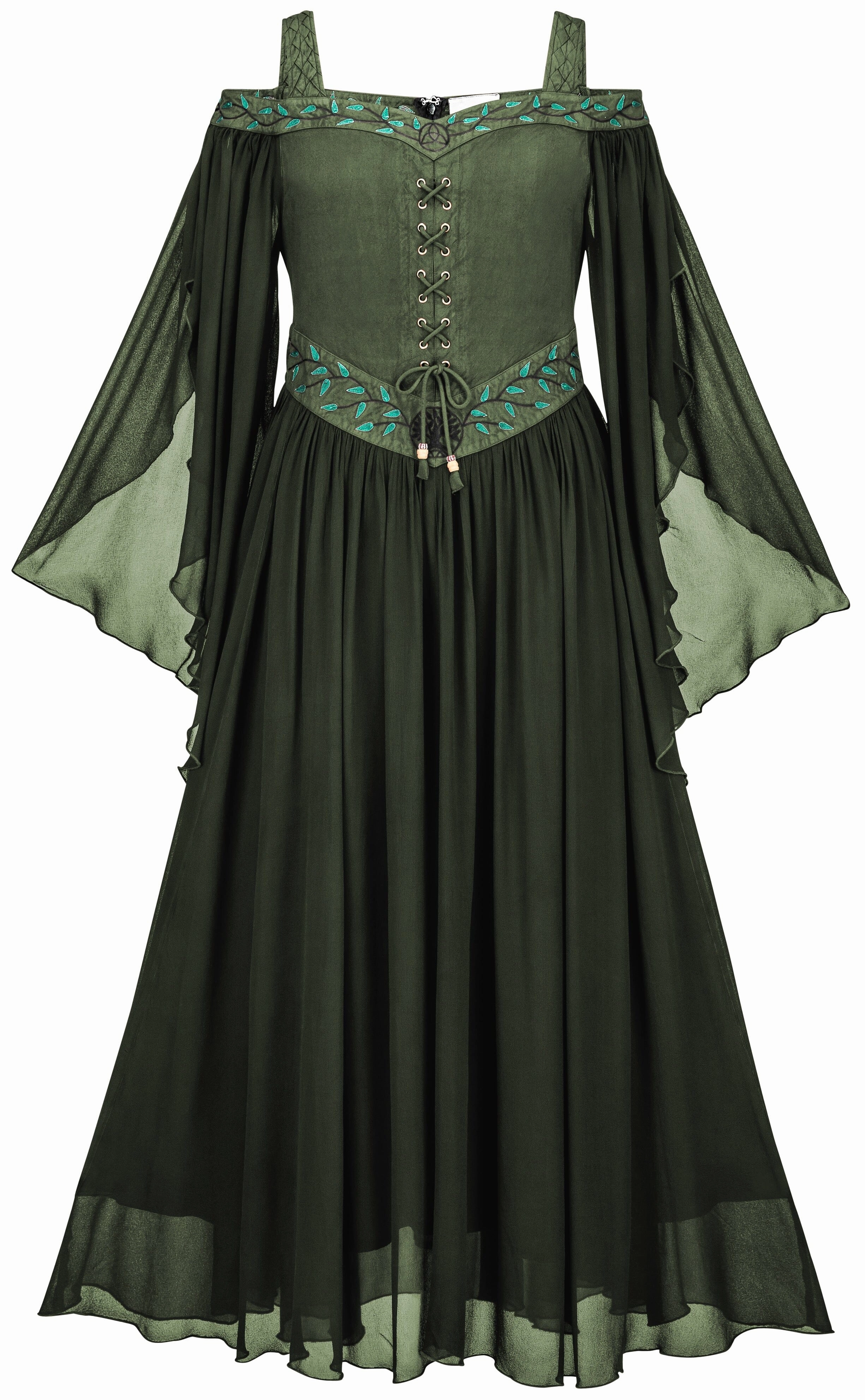 Acacia Maxi Limited Edition Moss Green Chic Tailoring Design