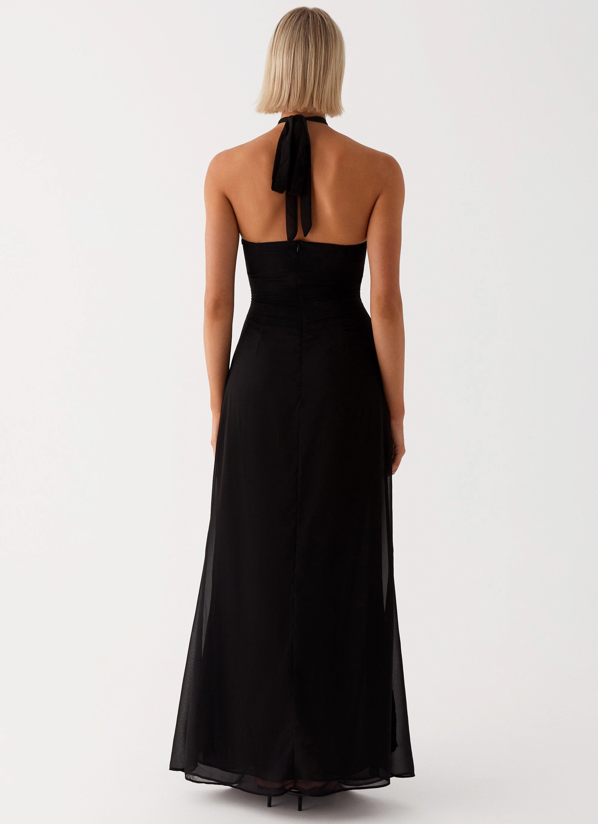 Lady Marmalade Maxi Dress - Black Simple yet chic gown City Mood