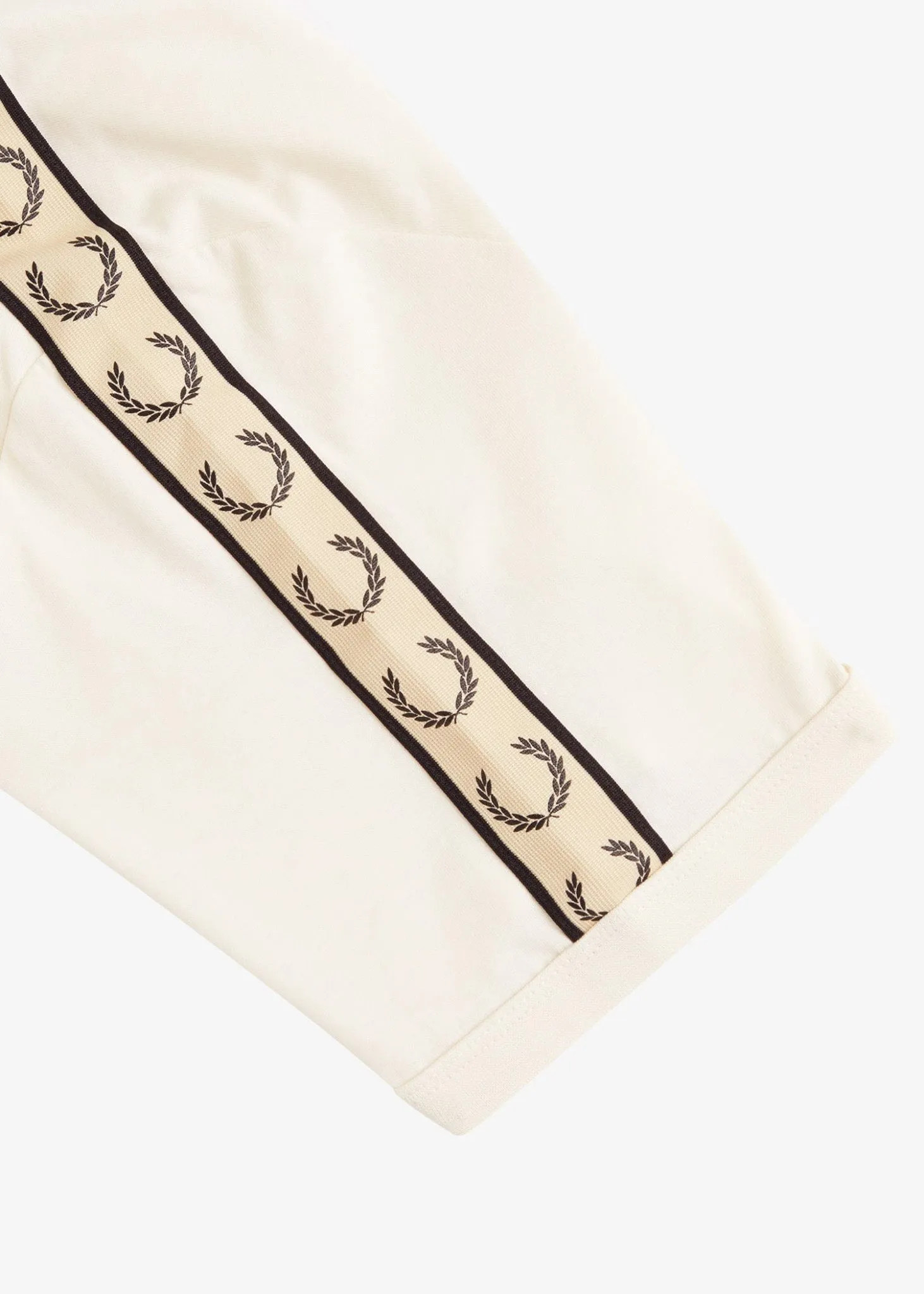 Contrast tape ringer t-shirt - ecru black