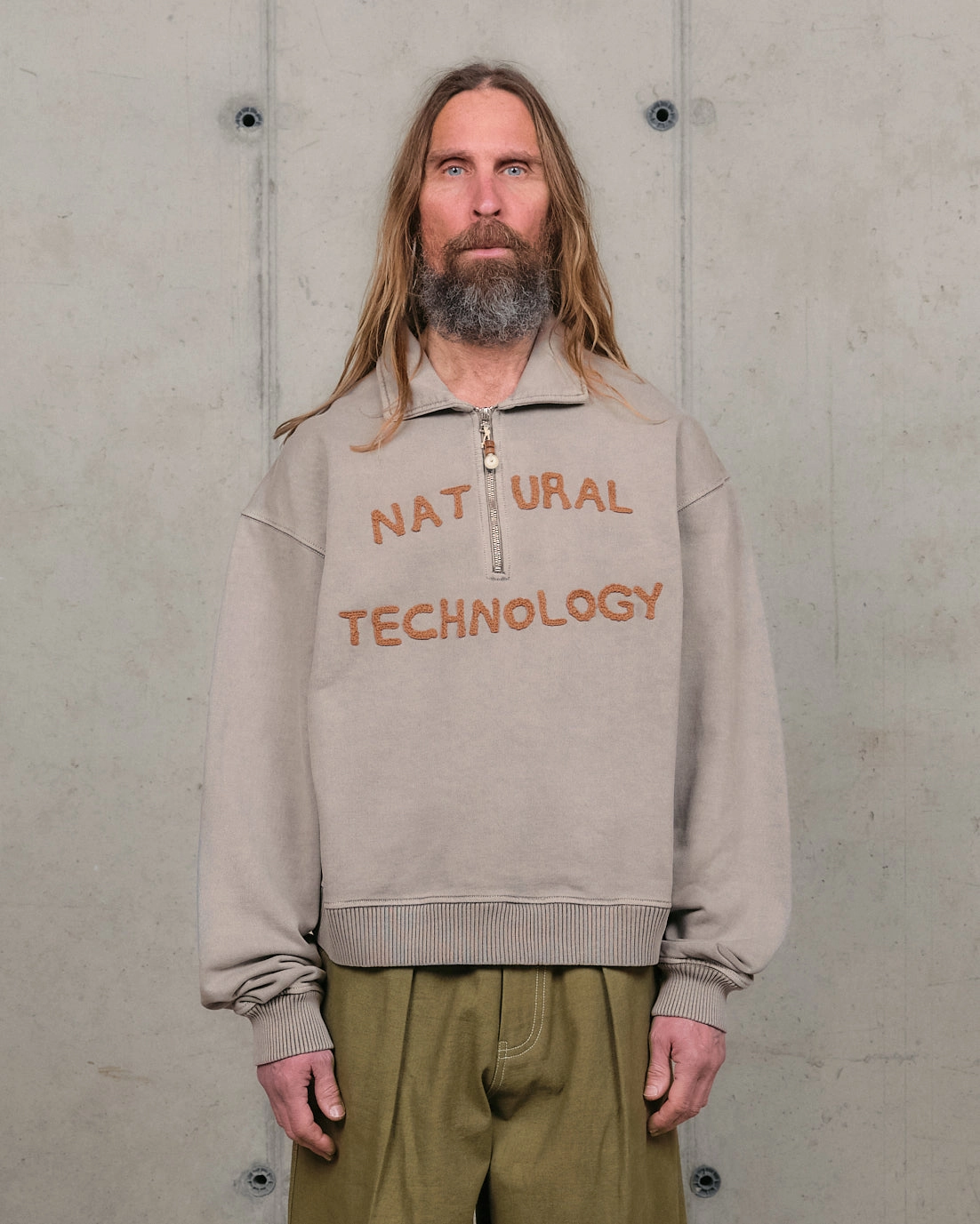 Geo Pullover - Grey ReversibleStyle Smooth Outline