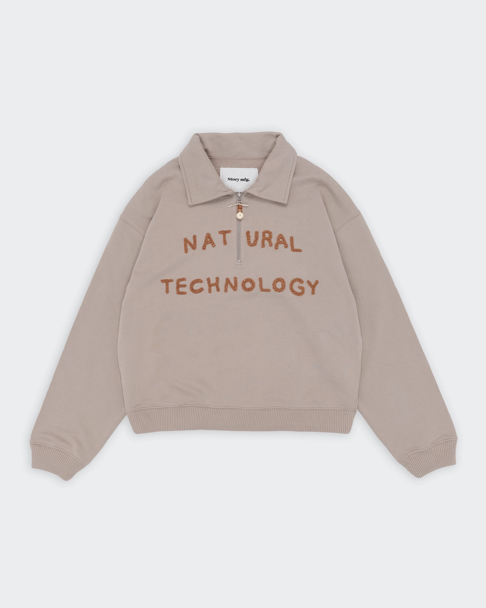 Geo Pullover - Grey Elegant Layers Petal Zone