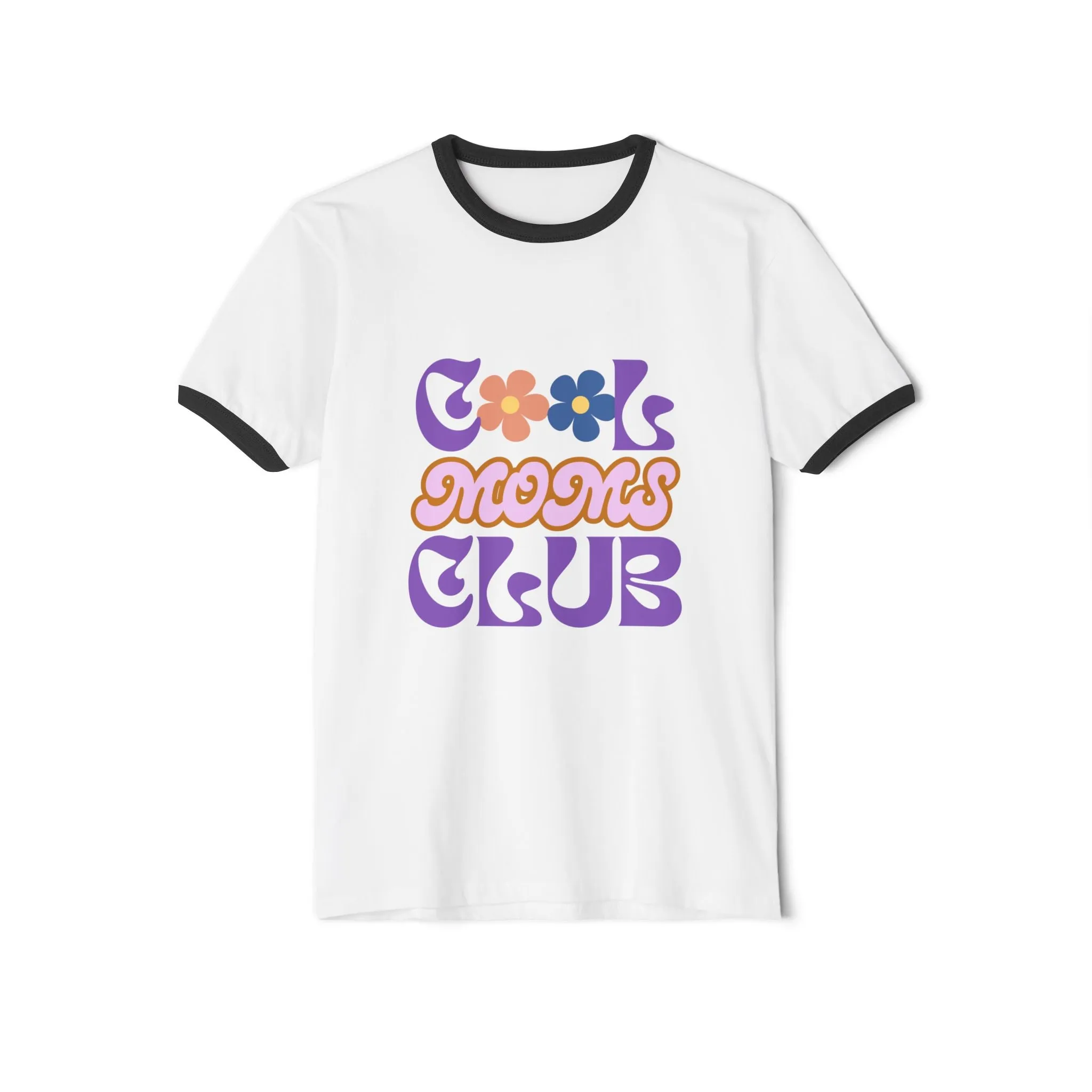Cool MAMA Club Cotton Ringer T-Shirt