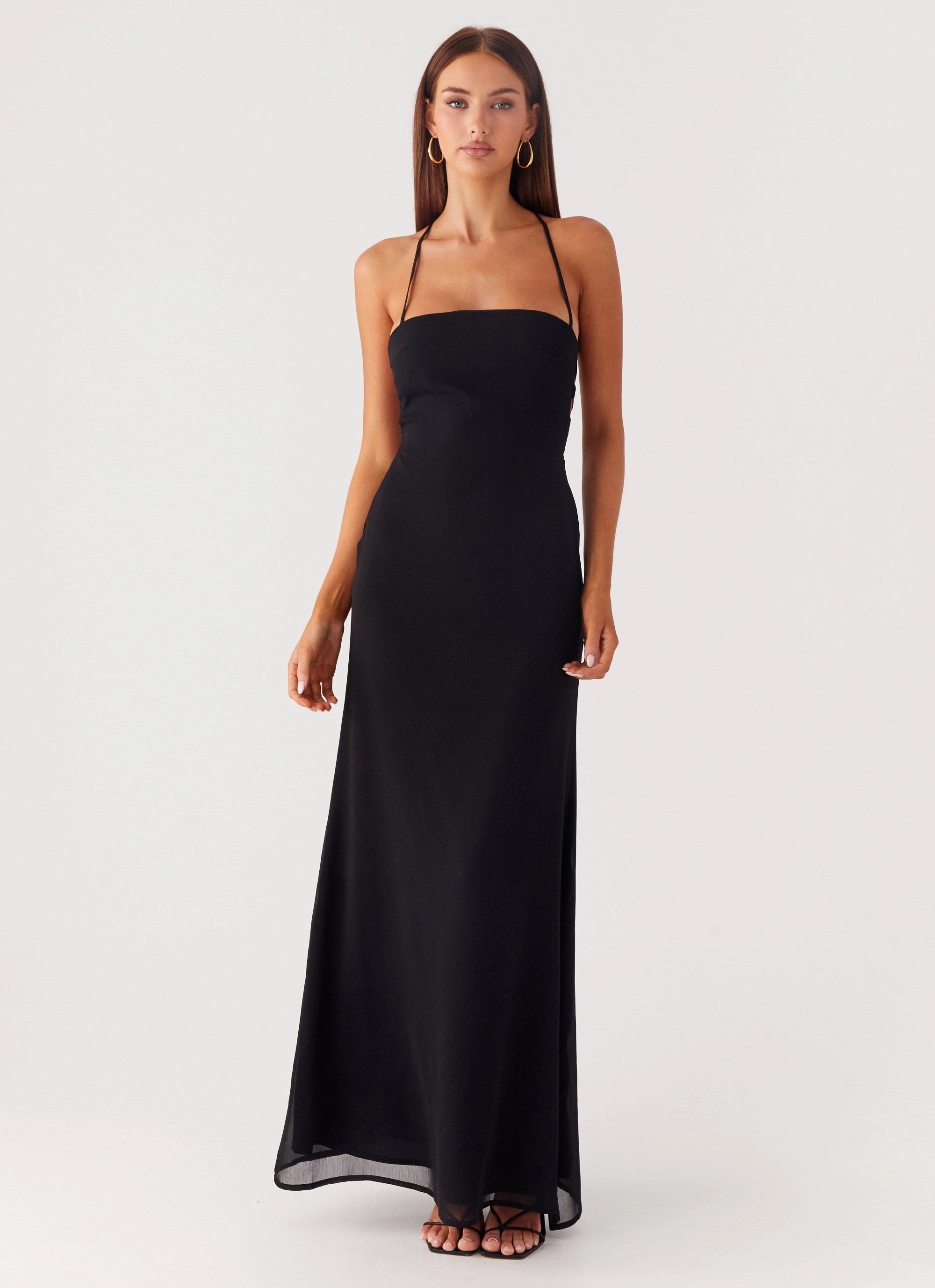 countryside Event Safe Peggy Maxi Dress - Black
