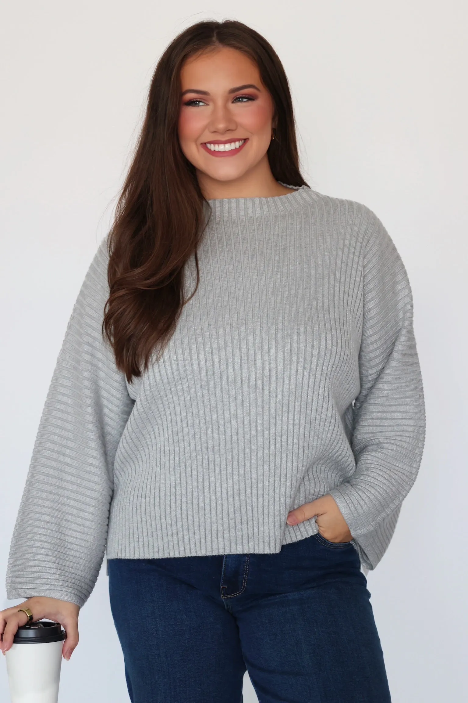 Retro Style All Day Ribbed Top (FINAL SALE)